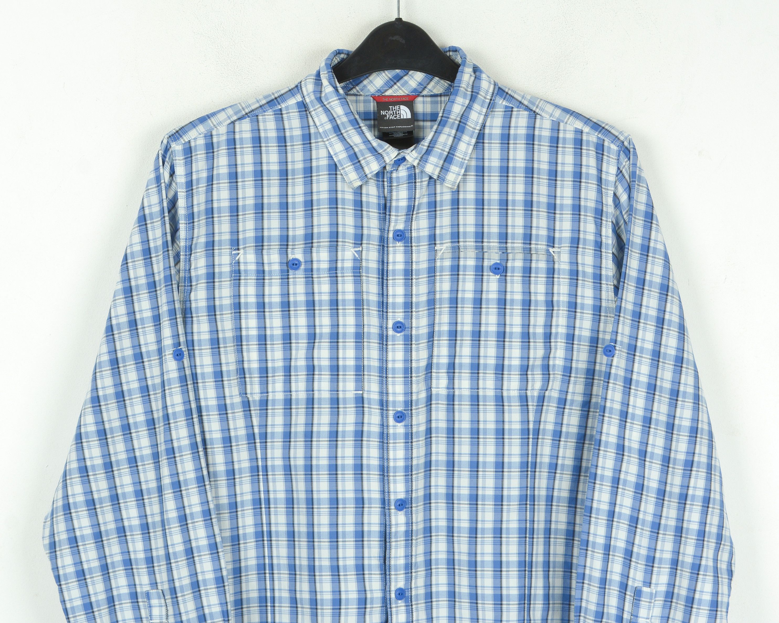 The North Face Casual Shirt Long Sleeved Checked Tartan Button Up Top Size US M / EU 48-50 / 2 - 8 Thumbnail
