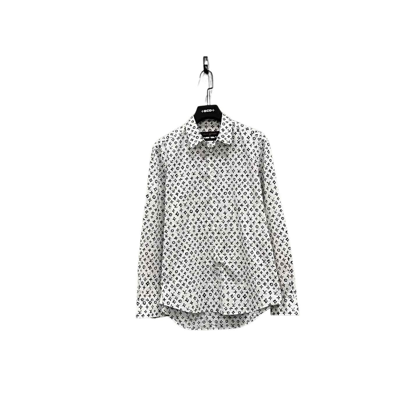 Louis Vuitton Louis Vuitton Monogram Long Sleeve Shirt Size M Size US M / EU 48-50 / 2 - 1 Thumbnail