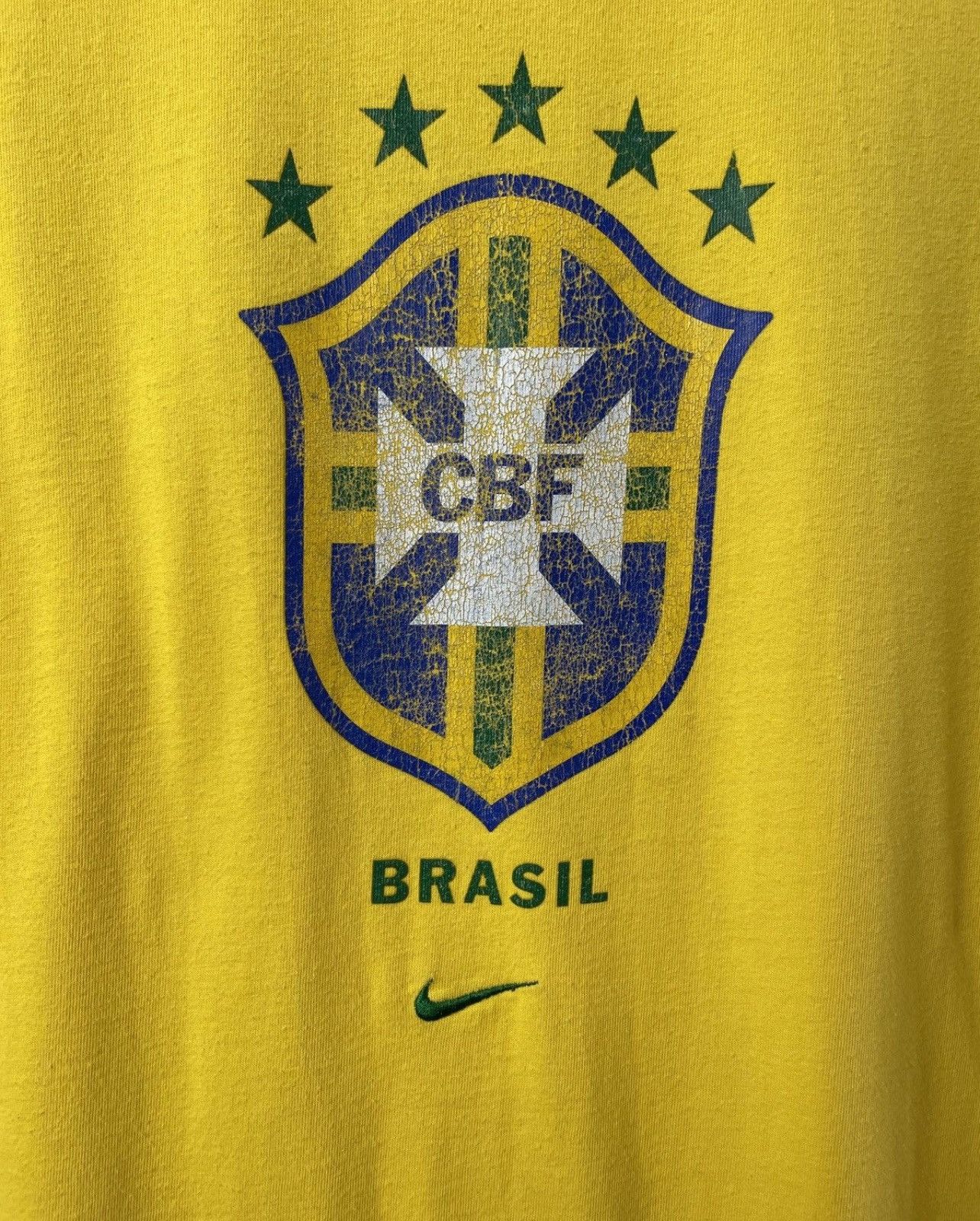 Nike Vintage Y2K Nike FC Brasil Soccer Jersey Blockcore Tee Size US M / EU 48-50 / 2 - 4 Thumbnail