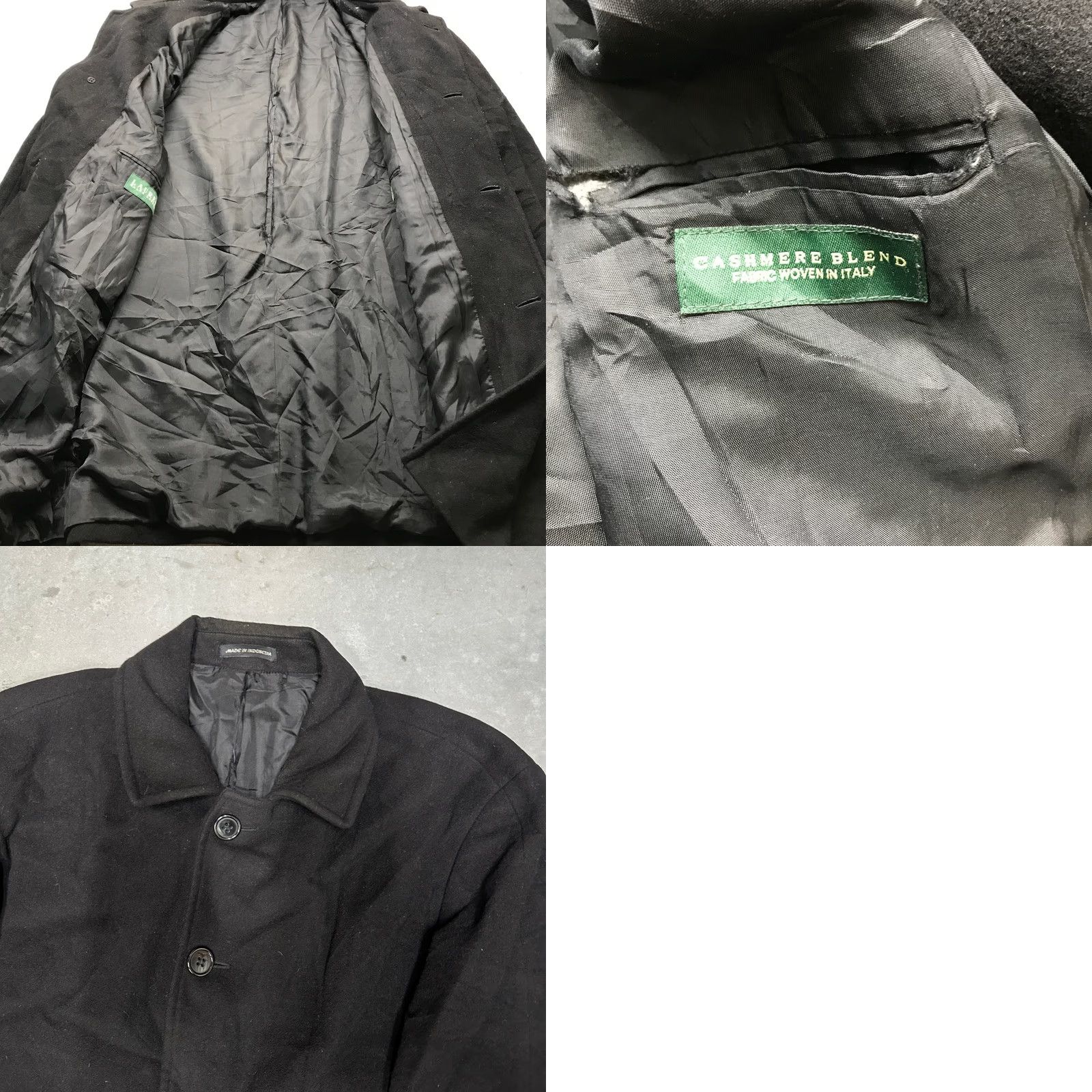 Ralph Lauren VINTAGE? No. Lauren Ralph Lauren Cashmere Blend Blazer Coat Jacket Mens Size 40 Short Black Blazer Cashmere Blend Jacket Mens 40 Short Black Size US 40 / EU 56 - 9 Thumbnail