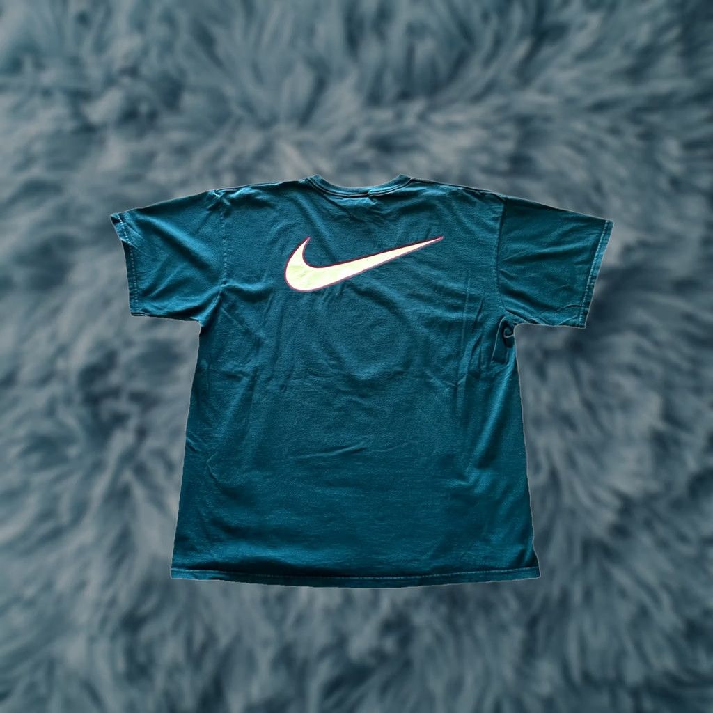 Nike VINTAGE Nike Lipton Championships RADO Swoosh Tee MEN L Green 90s Graphic Cotton T-Shirt Mens Size US L / EU 52-54 / 3 - 1 Thumbnail