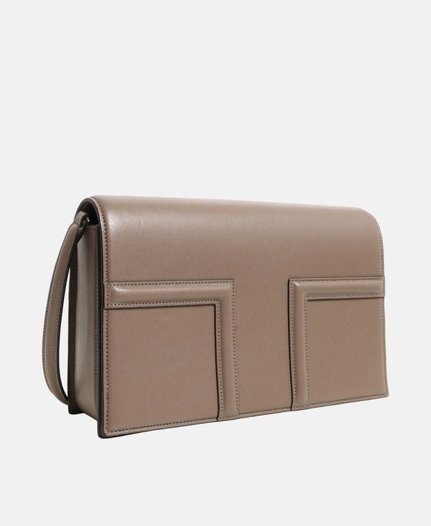 Toteme T-flap Leather shoulder bag Size ONE SIZE - 1 Thumbnail