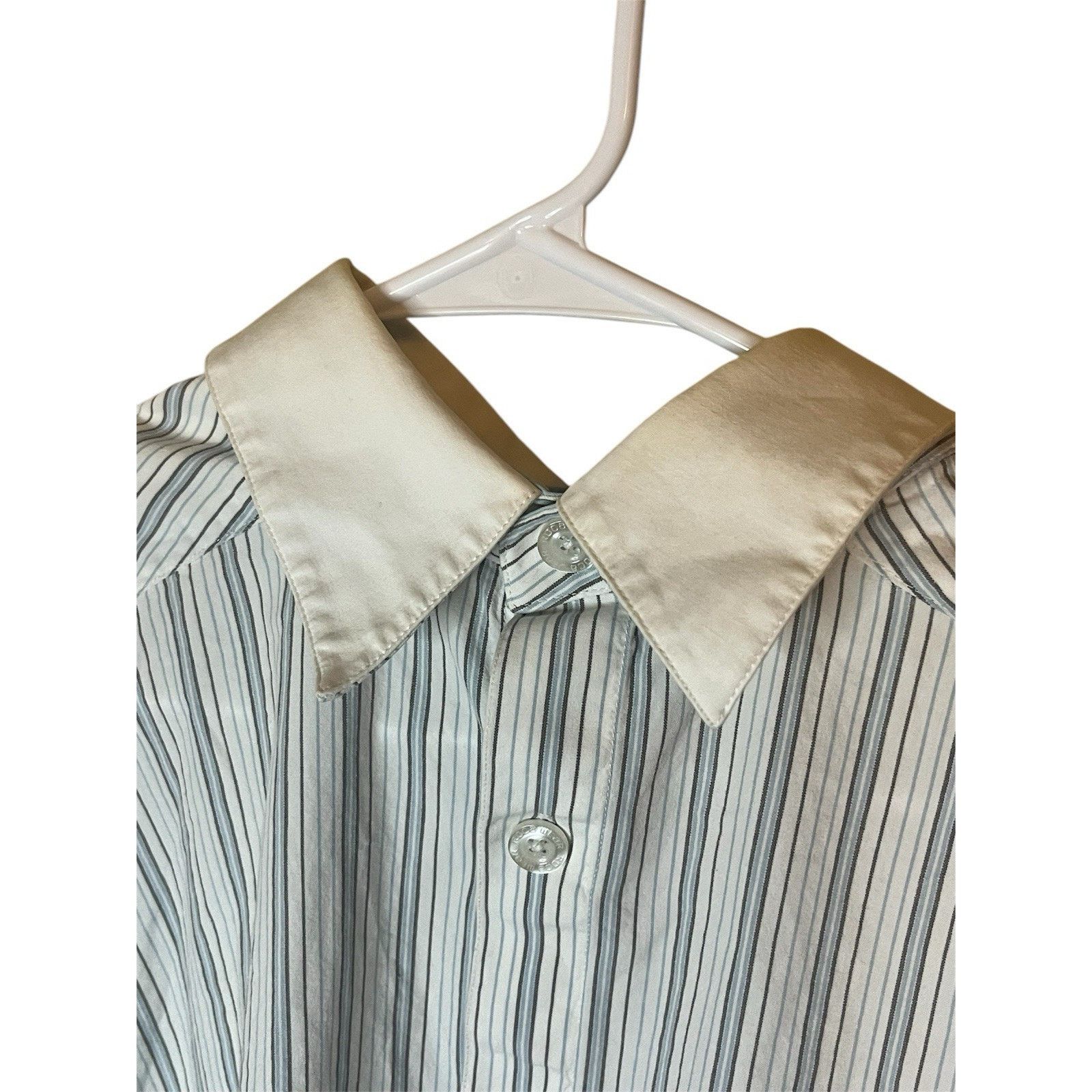 Rocawear Rocawear Mens Large White Blue Gray Button Down Shirt Size US L / EU 52-54 / 3 - 4 Thumbnail
