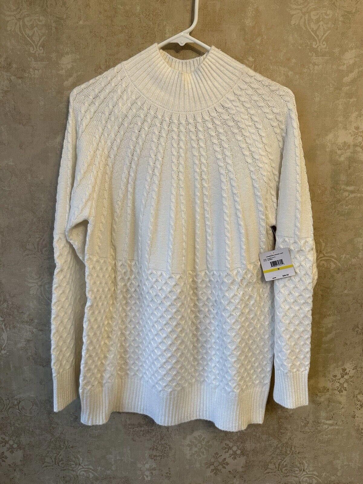 Other Rafaella Women’s Size Medium Cream Sweater NWT Size M / US 6-8 / IT 42-44 - 1 Thumbnail