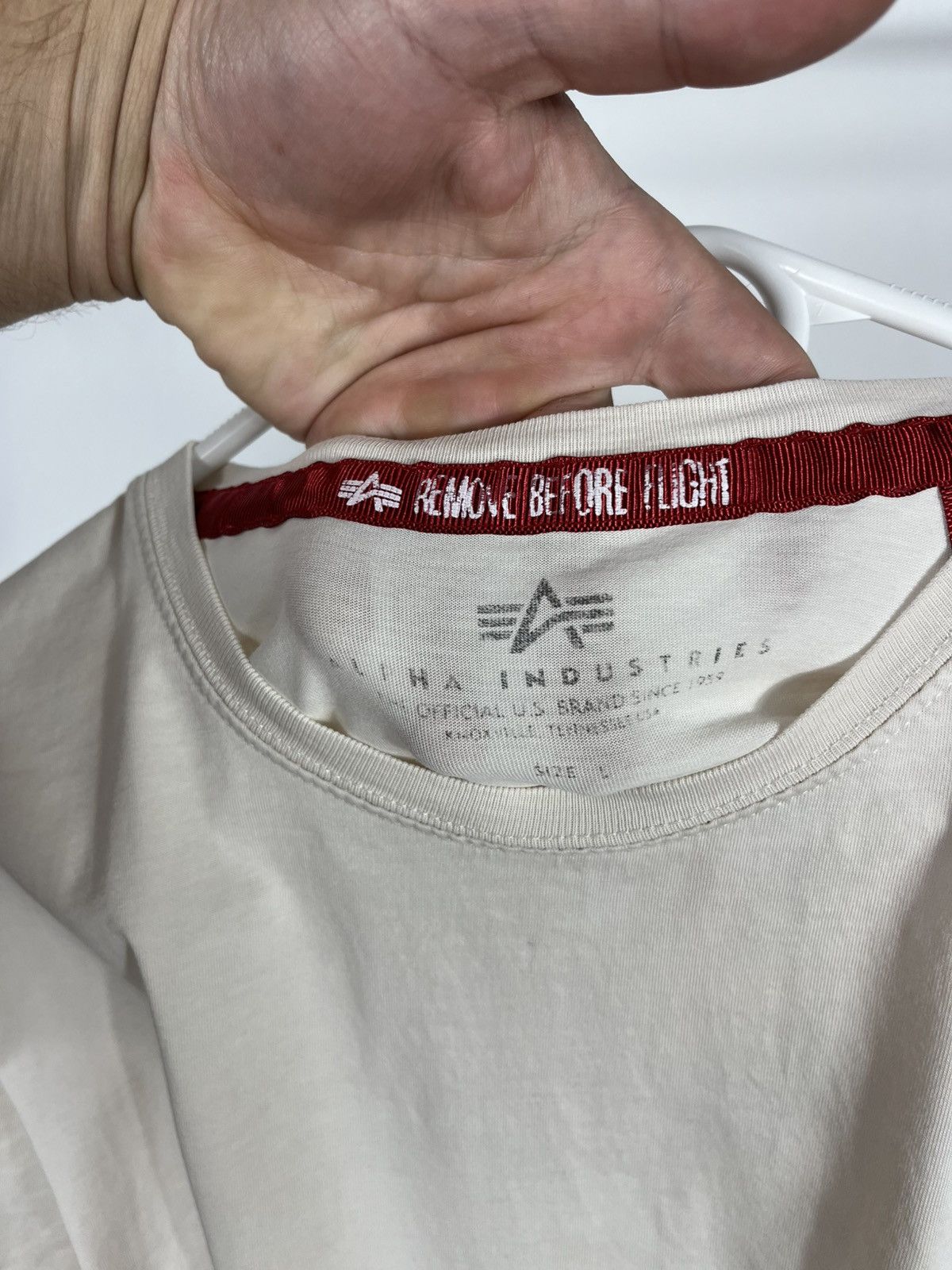 Alpha Industries Alpha Industries Graphic Tee Crash Message Back Print L Size US L / EU 52-54 / 3 - 12 Thumbnail