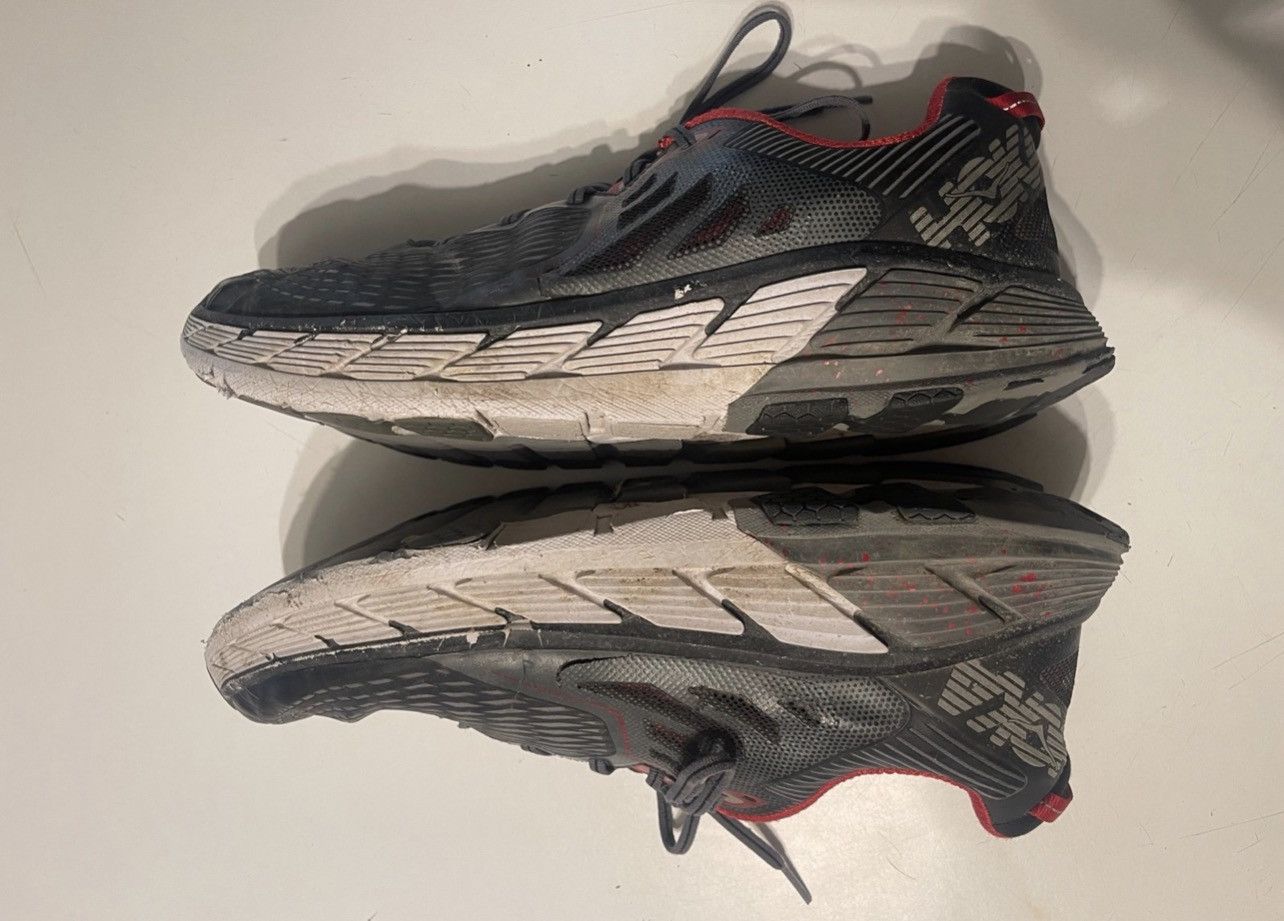 Hoka Hoka One One Men’s 14 Graviota 2R Red Black Running Shoes Size US 14 / EU 47 - 5 Thumbnail