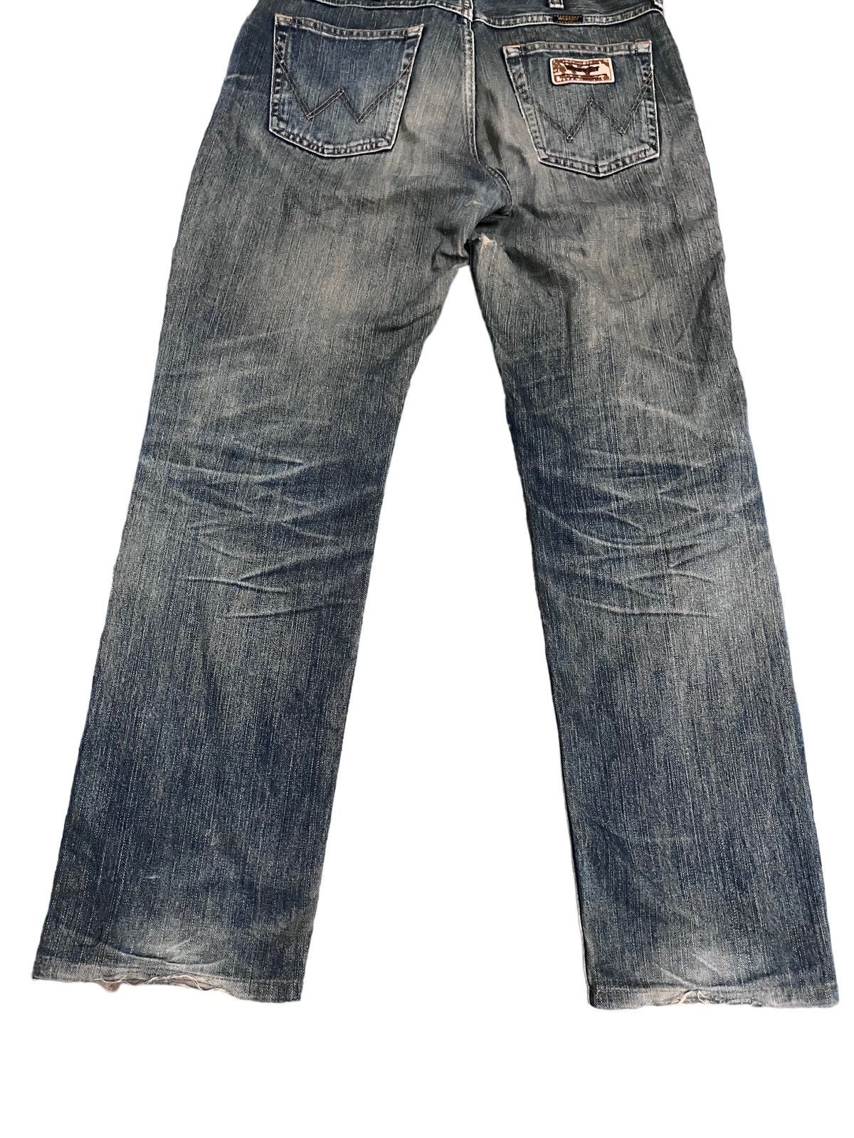 Vintage × Wrangler Vintage Wrangler Mudwsh Distressed Style Jeans Size US 32 / EU 48 - 8 Thumbnail