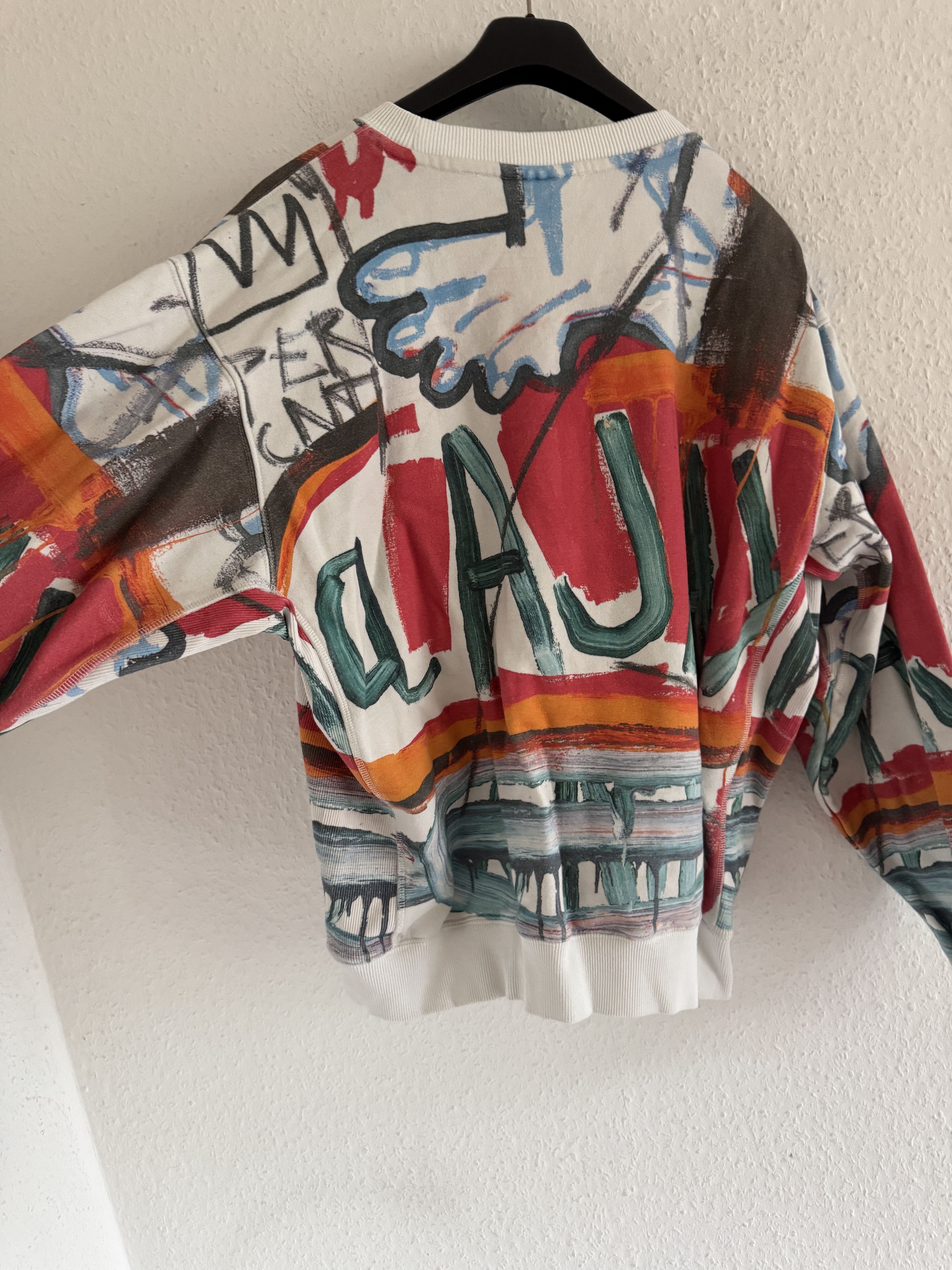 H&M × Jean-Michel Basquiat × Who Decides War Oversized Graphic Sweatshirt Size US L / EU 52-54 / 3 - 8 Thumbnail