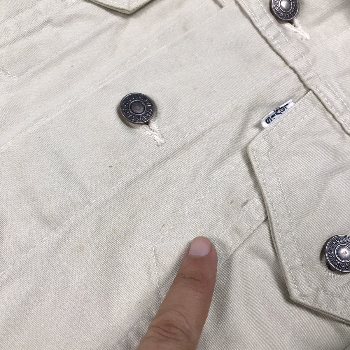 Levi's × Levi's Vintage Clothing LEVIS CREAM BUTTON MADE IN JAPAN JACKET Size US S / EU 44-46 / 1 - 12 Thumbnail