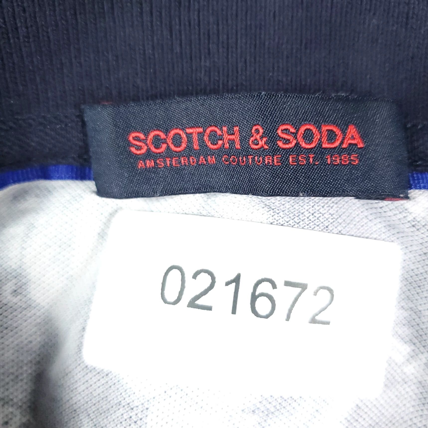Scotch & Soda Scotch & Soda Polo Shirt 2XL Blue Floral Short Sleeve Casual Adult Mens Size US XXL / EU 58 / 5 - 7 Thumbnail