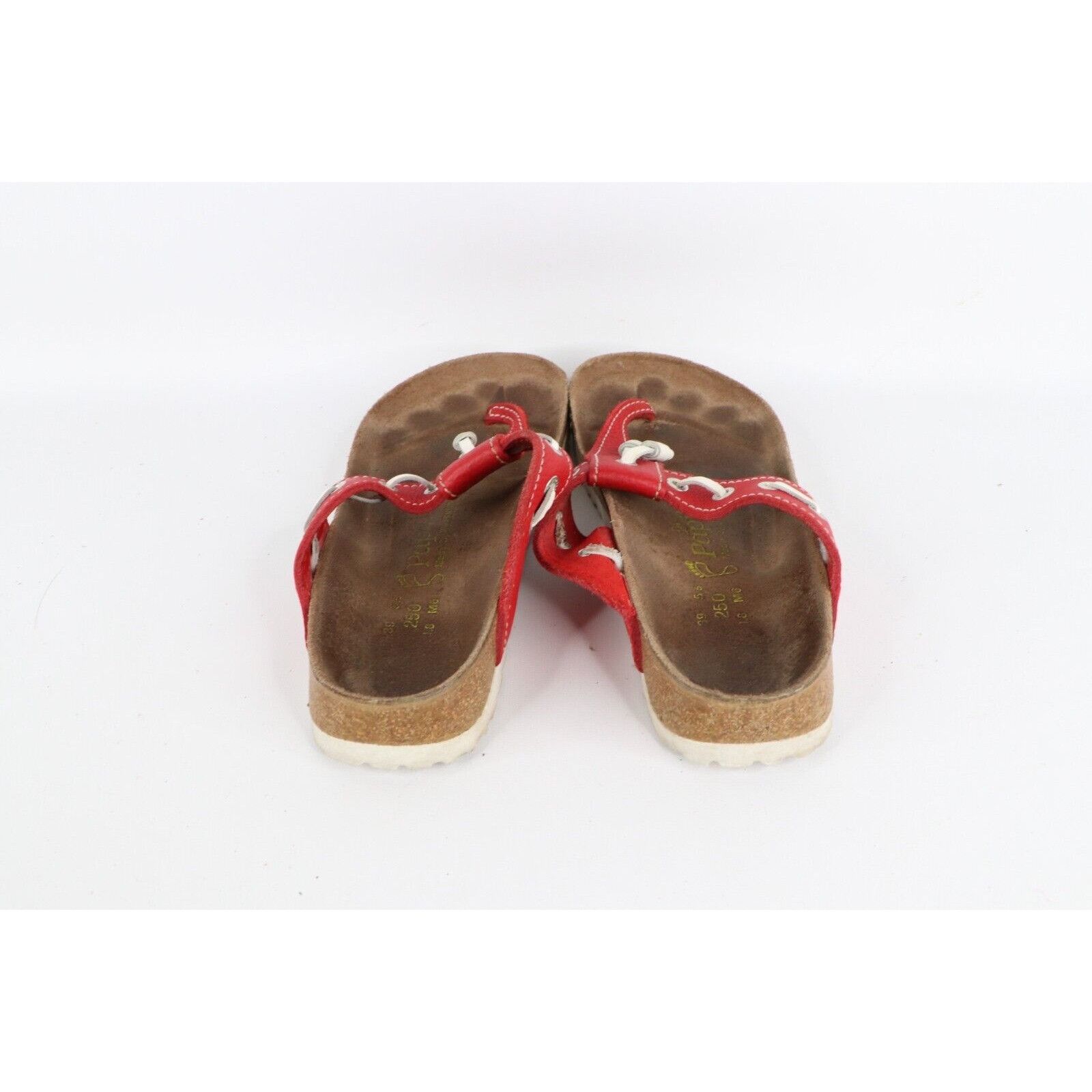 Birkenstock × Vintage Vintage Papillio Birkenstock Leather Tassel Sandals Size US 8 / IT 38 - 5 Thumbnail
