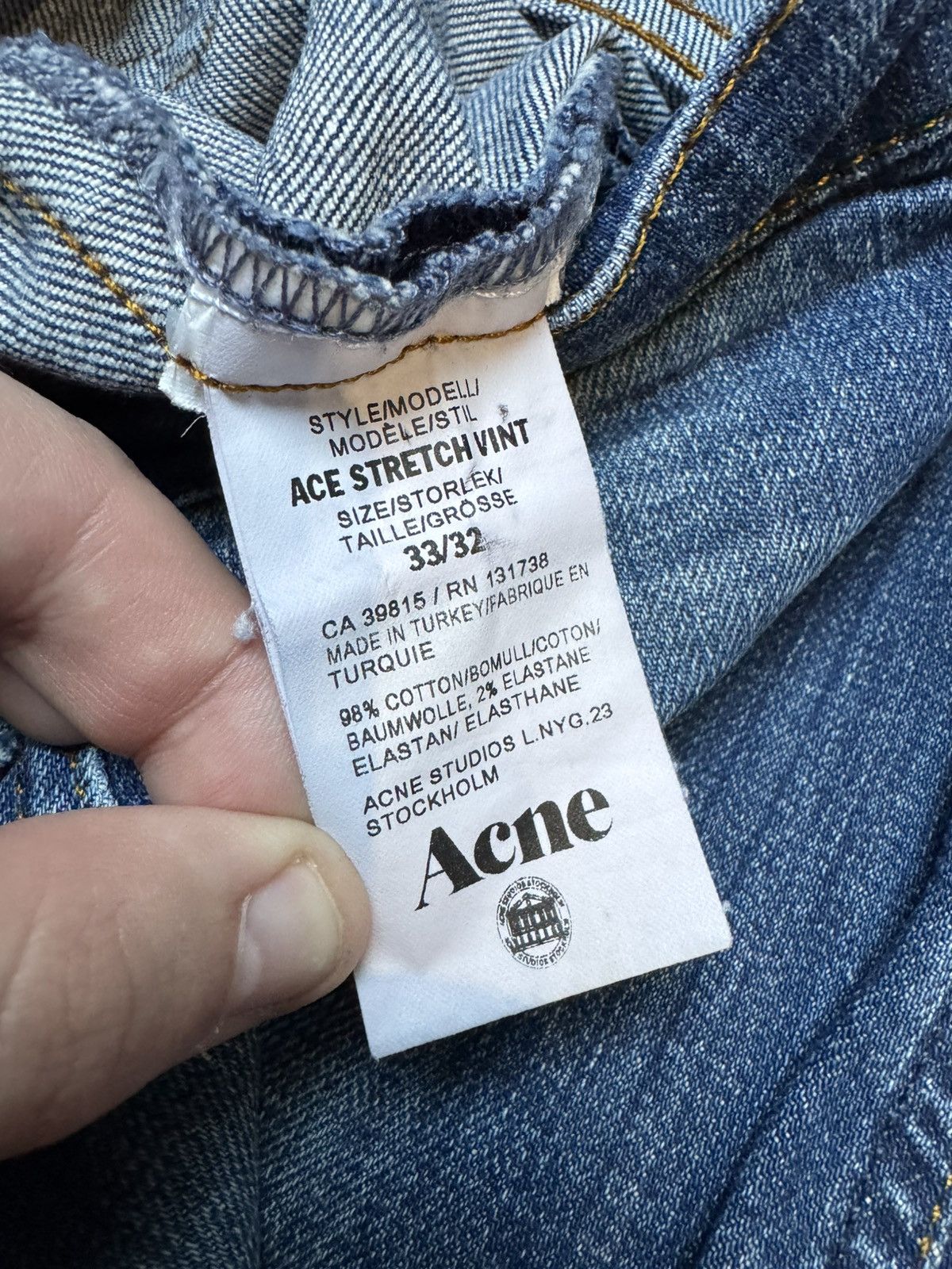 Acne Studios denim jeans acne studios Size US 32 / EU 48 - 5 Thumbnail