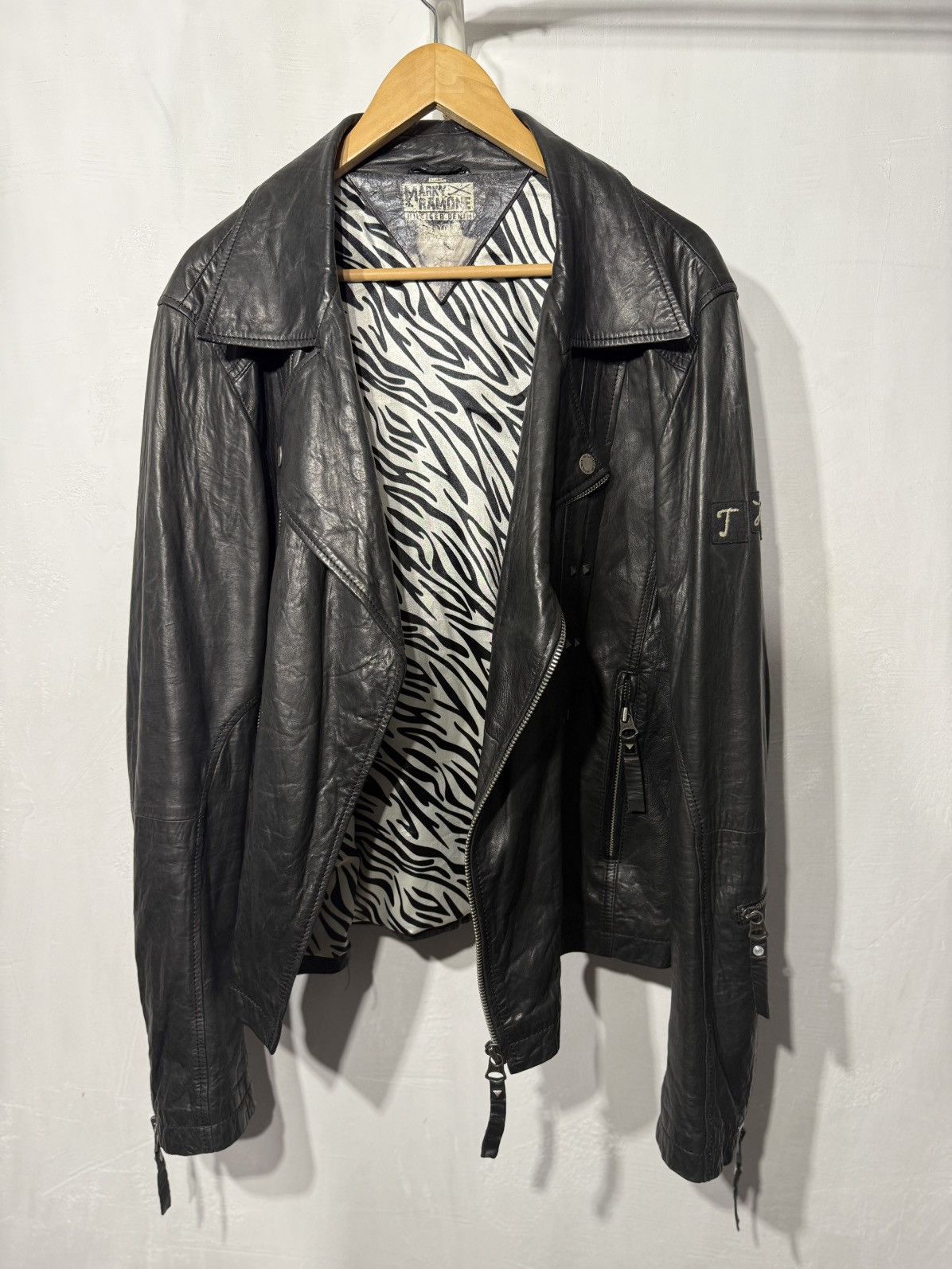 Tommy Hilfiger MARKY RAMONES BIKER ARCHIVE JACKET 2008 TOMMY HILFIGER Size US XL / EU 56 / 4 - 2 Thumbnail