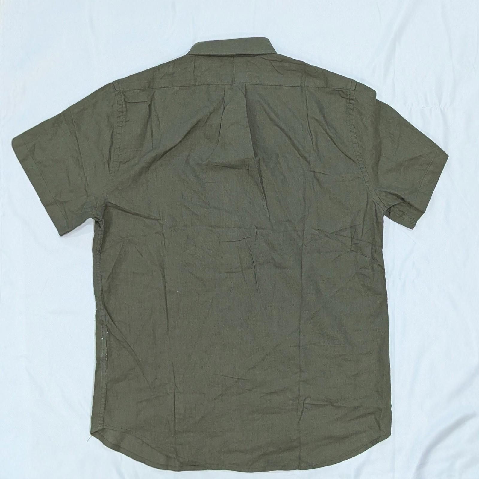 Polo Ralph Lauren Polo Ralph Lauren Custom Slim Fit Linen Shirt L Olive Green Size US L / EU 52-54 / 3 - 6 Thumbnail