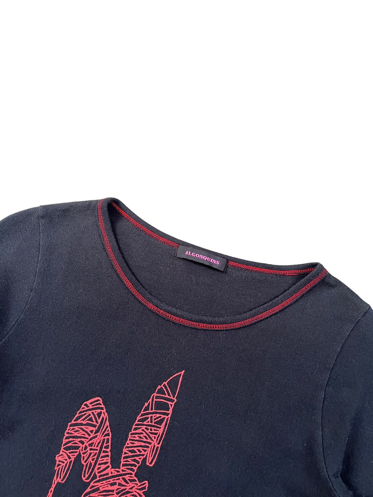 Japanese Brand Algonquins Dead Goth Bunny Shirt Size XS / US 0-2 / IT 36-38 - 5 Thumbnail