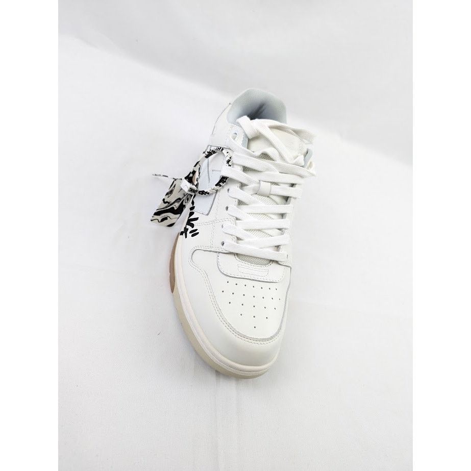 Off-White o1rshd1 Out Of Office Calf Low-Top Sneakers in White Size US 11 / EU 44 - 6 Thumbnail