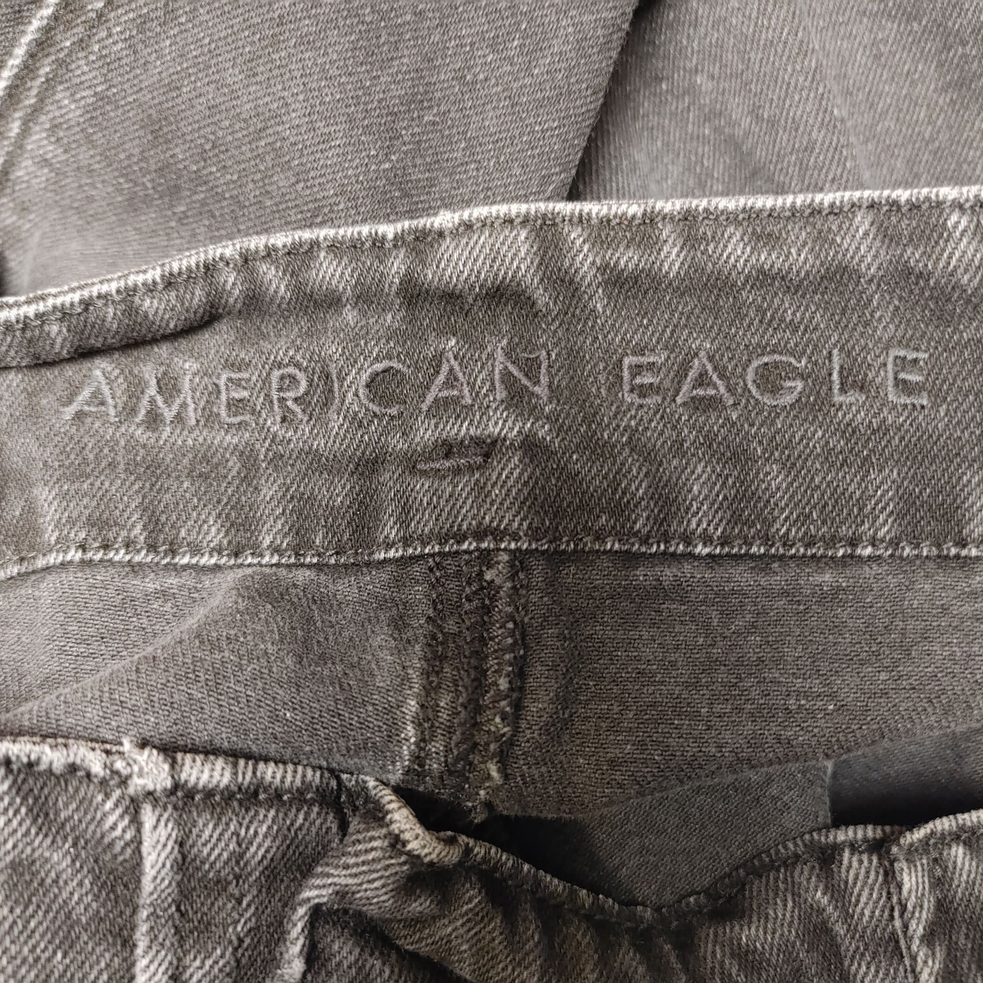 Other American Eagle Outfitters Women's Relaxed Fit Black Denim M Size 26" / US 2 / IT 38 - 4 Thumbnail