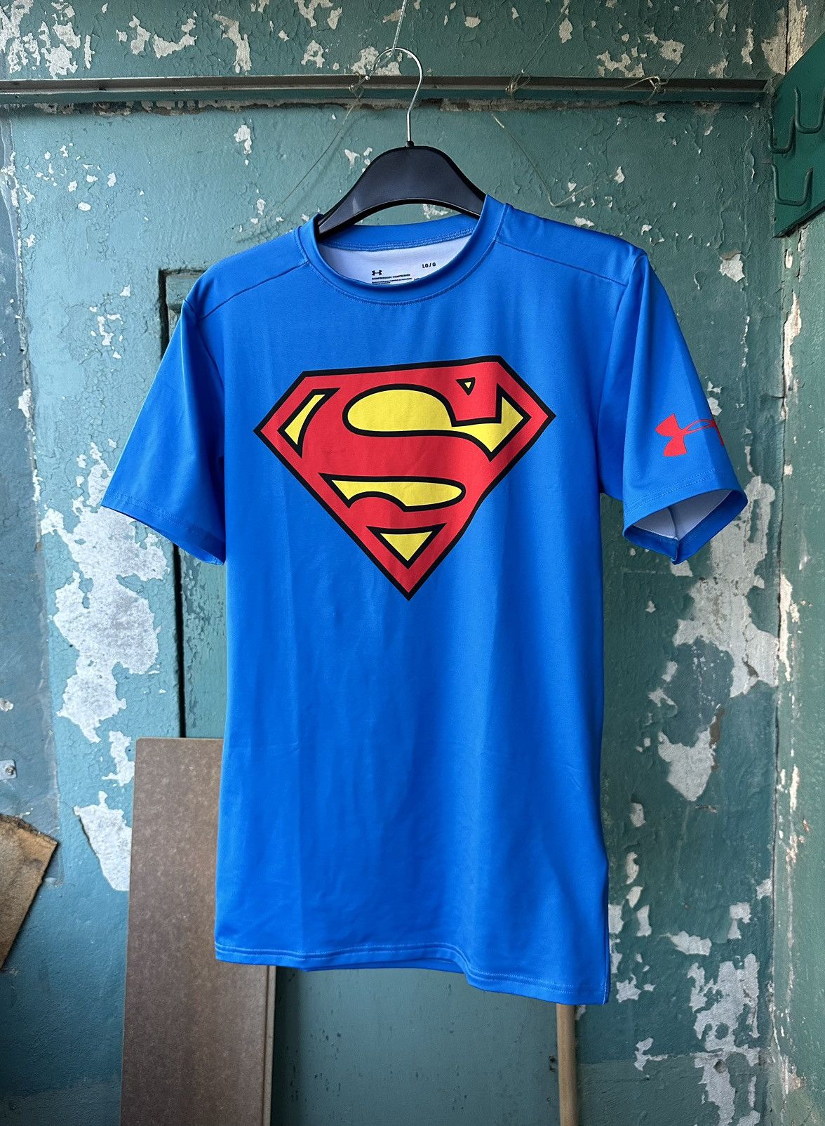 Sportswear × Under Armour Under Armour Superman DC comics Compression T  shirt size L | Grailed