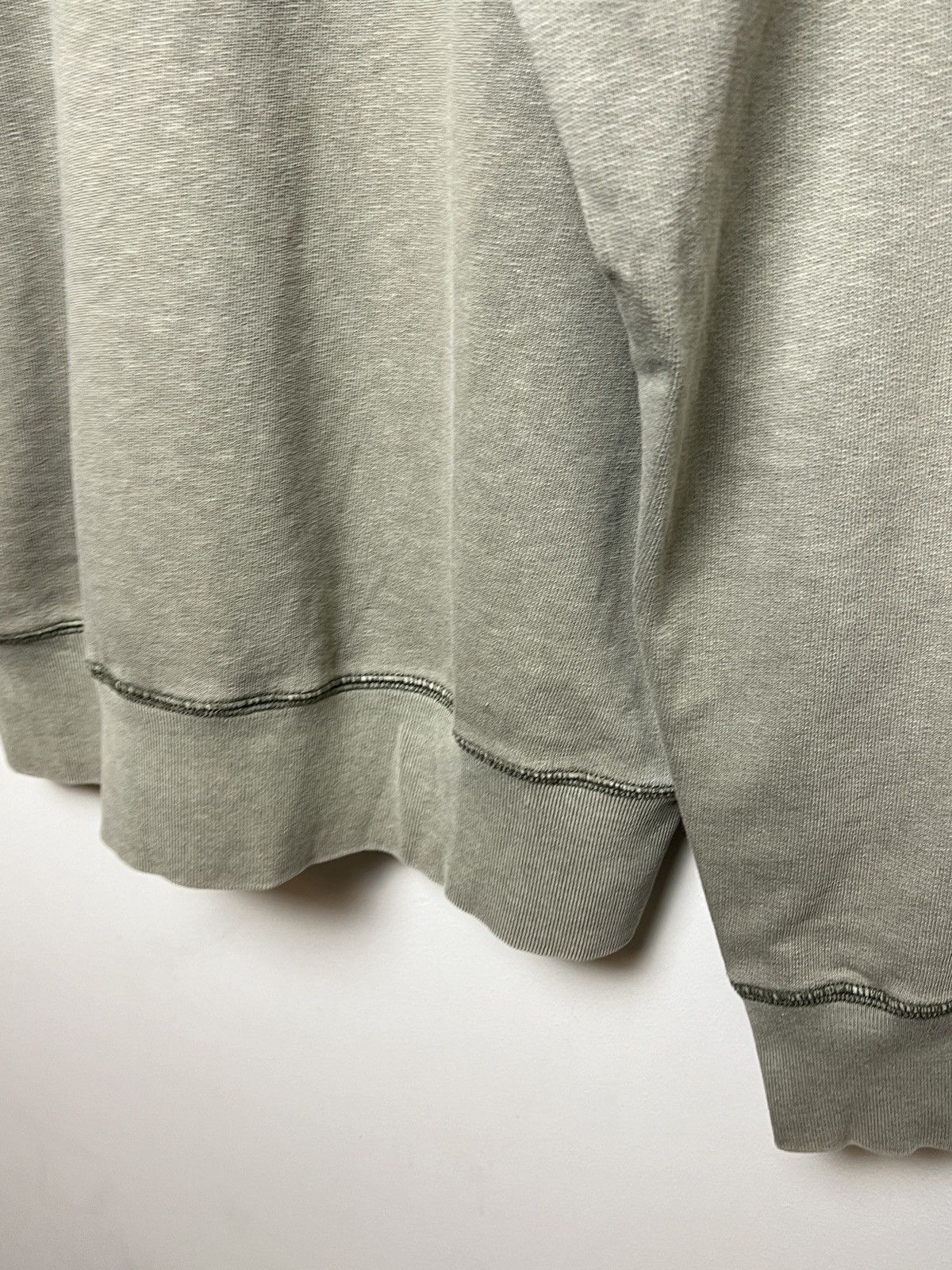 Acne Studios acne y2k washed green crewneck sweatshirt Size US M / EU 48-50 / 2 - 10 Thumbnail