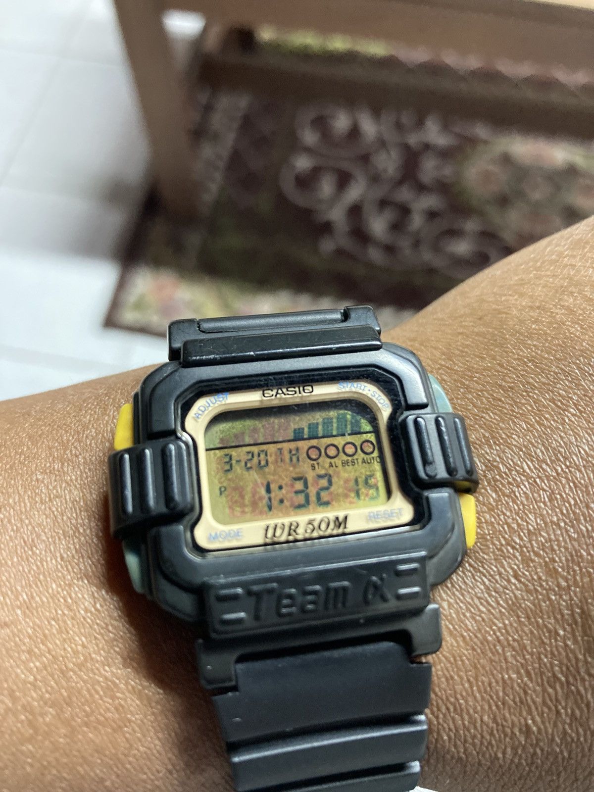 Casio × Vintage Rare Vintage Casio TM-15 Bike Timer Japan Team Alpha Size ONE SIZE - 2 Thumbnail