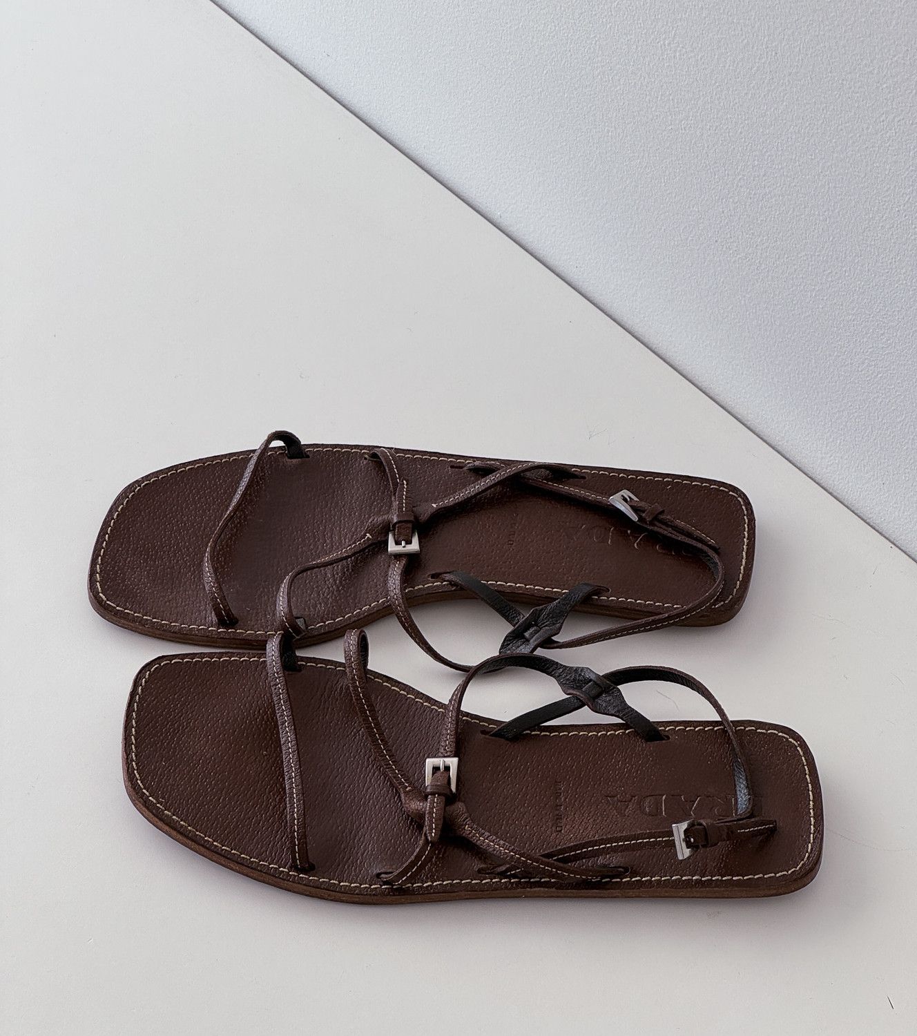 Prada Prada Greek Sandal Size US 9.5 / IT 39.5 - 3 Thumbnail
