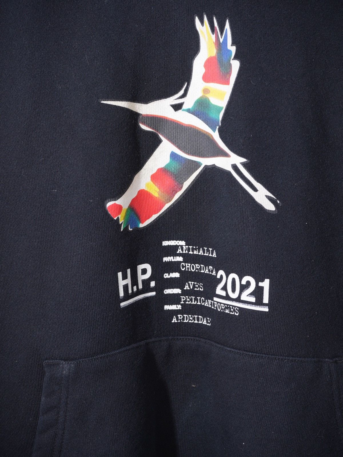 Heron Preston HERON PRESTON GRAPHIC PRINT BLACK HOODIE SWEATSHIRT Size US M / EU 48-50 / 2 - 2 Thumbnail