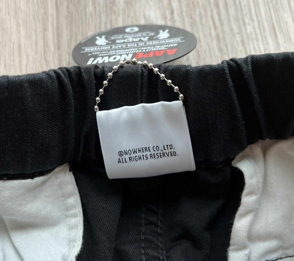 Aape Aape By A Bathing Ape Black Cargo Pants Size US 30 / EU 46 - 10 Thumbnail