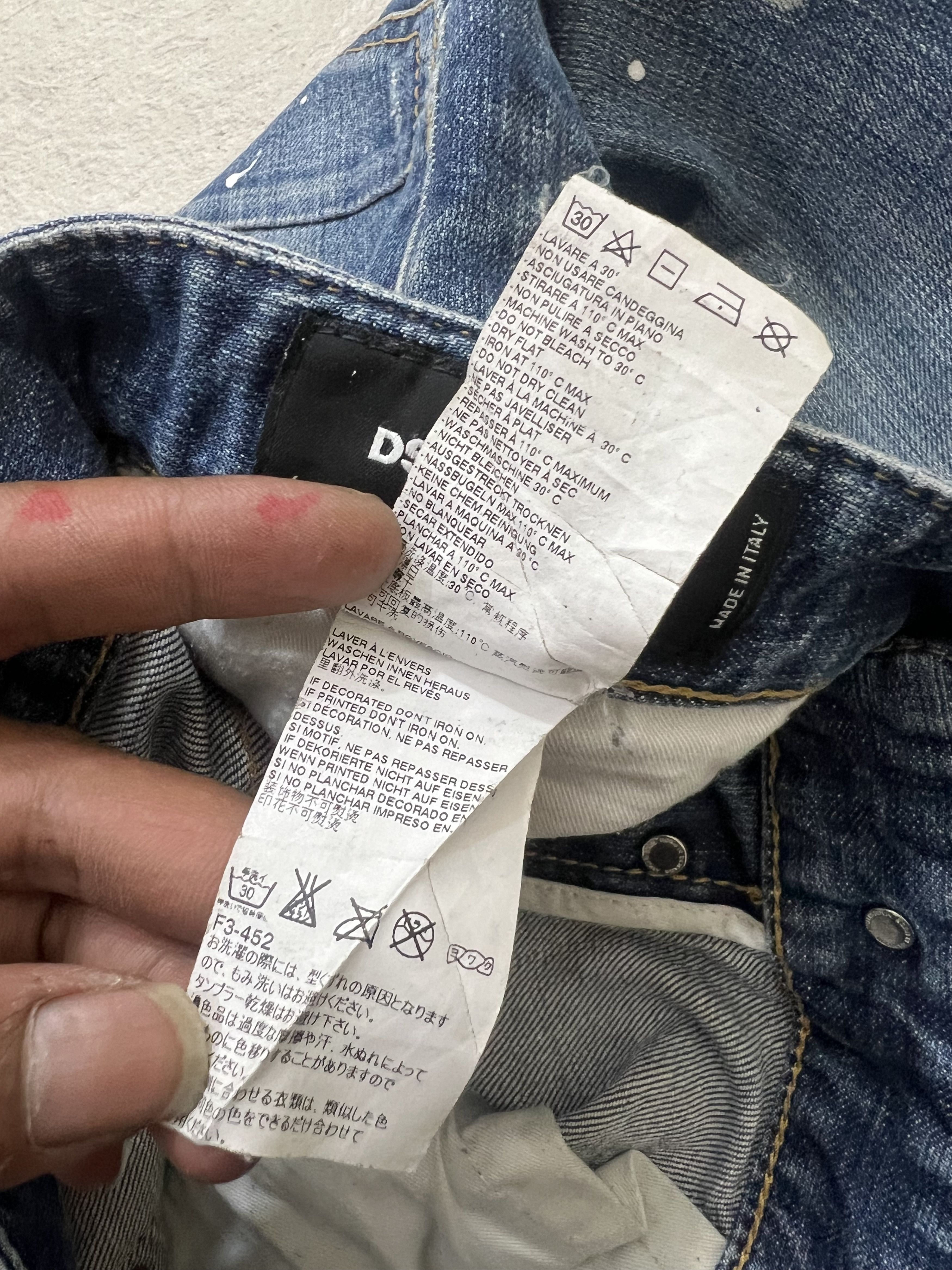 Dsquared2 2000s Dsquared2 Distressed Destroy Wash Jeans y2k Lgb Ifsix Size US 32 / EU 48 - 10 Thumbnail