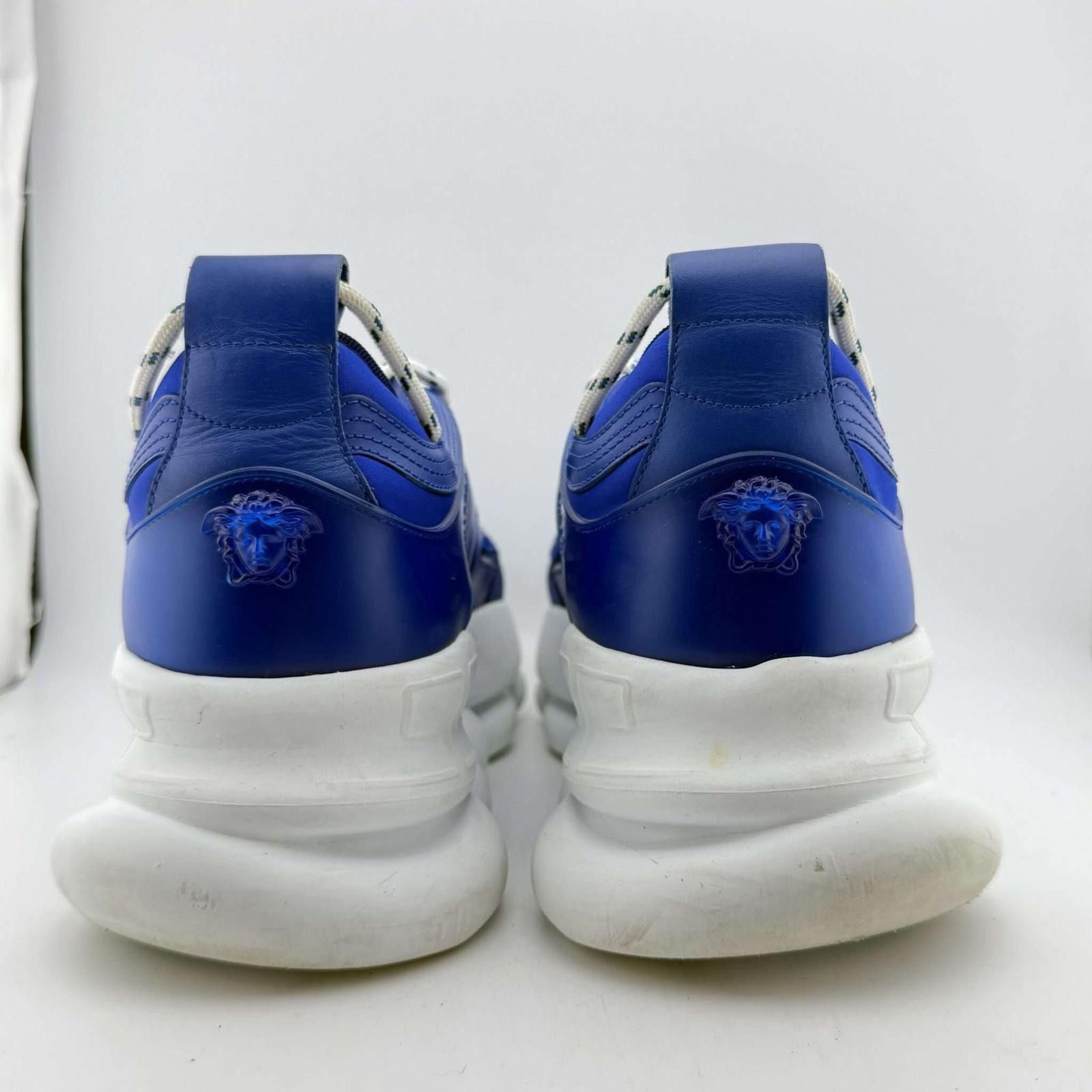 Versace Versace Chain Reaction Blue White 44EU Used No Box Size US 11 / EU 44 - 5 Thumbnail