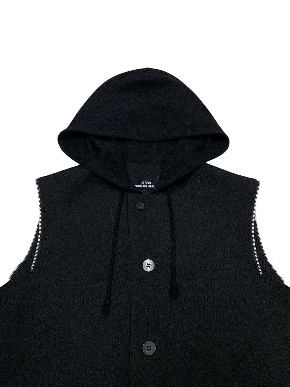 Tricot Comme des Garcons Tricot Comme Des Garcons AD1990 Modular Wool Hoodie Jacket Size M / US 6-8 / IT 42-44 - 10 Thumbnail