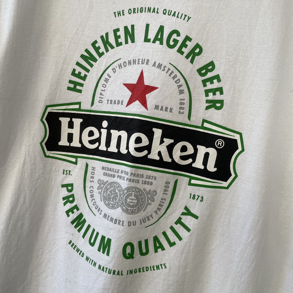 Heineken × Vintage Vintage 1990s Heineken Promo T Shirt Size US L / EU 52-54 / 3 - 2 Thumbnail
