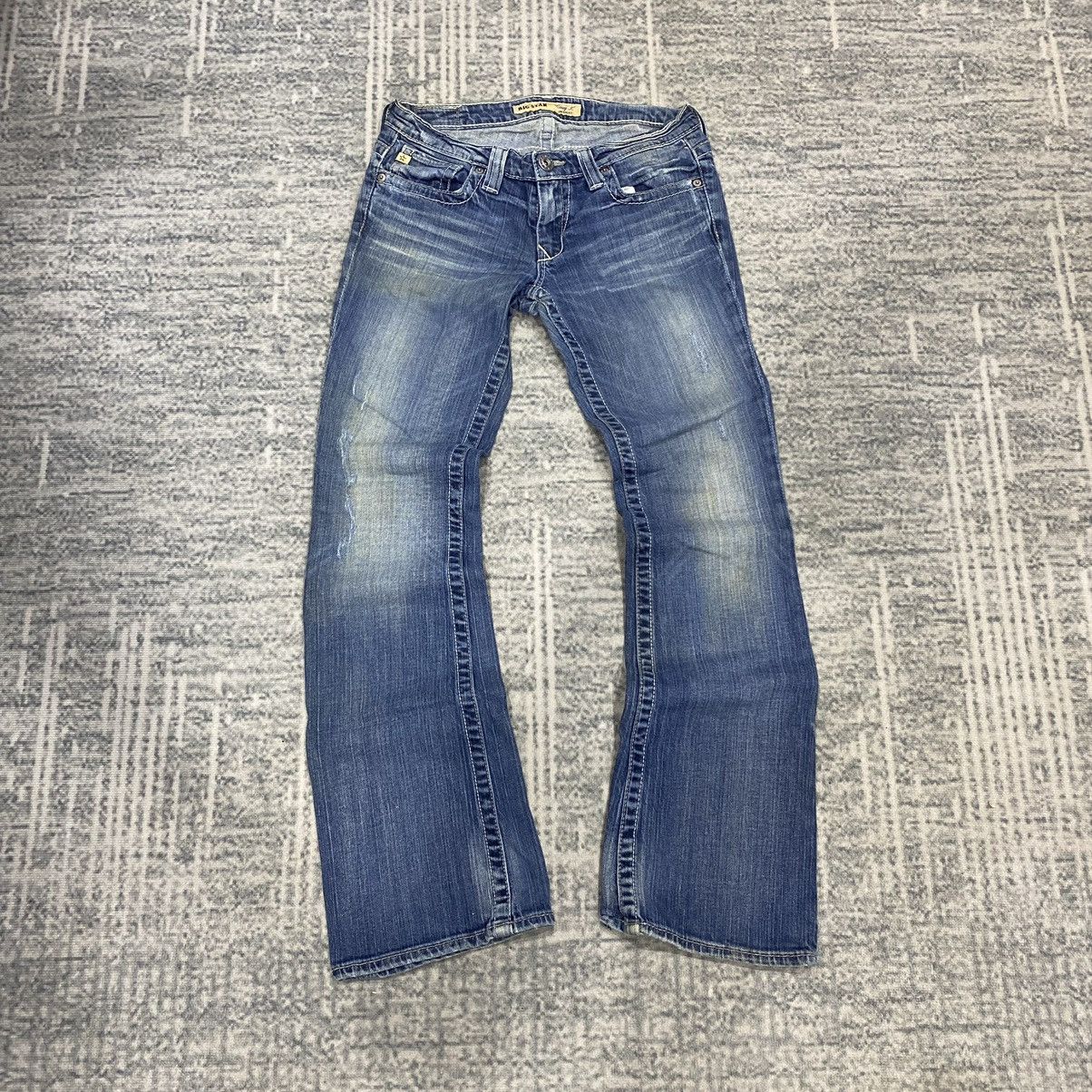 Hysteric Glamour × Le Grande Bleu (L.G.B.) × Vintage Flaree☠️ Big Star Washed Jeans Punk Cowboy 90s Size US 30 / EU 46 - 2 Thumbnail