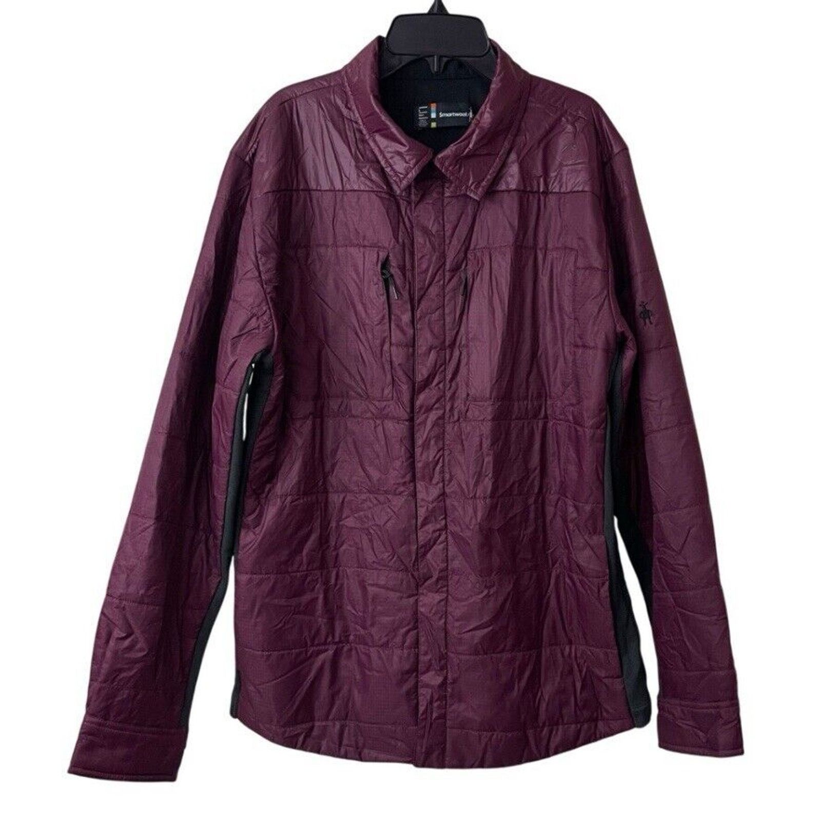 Smartwool Smartwool Smartloft Performance Zip Jacket Mens L Large Wine Size US L / EU 52-54 / 3 - 1 Thumbnail