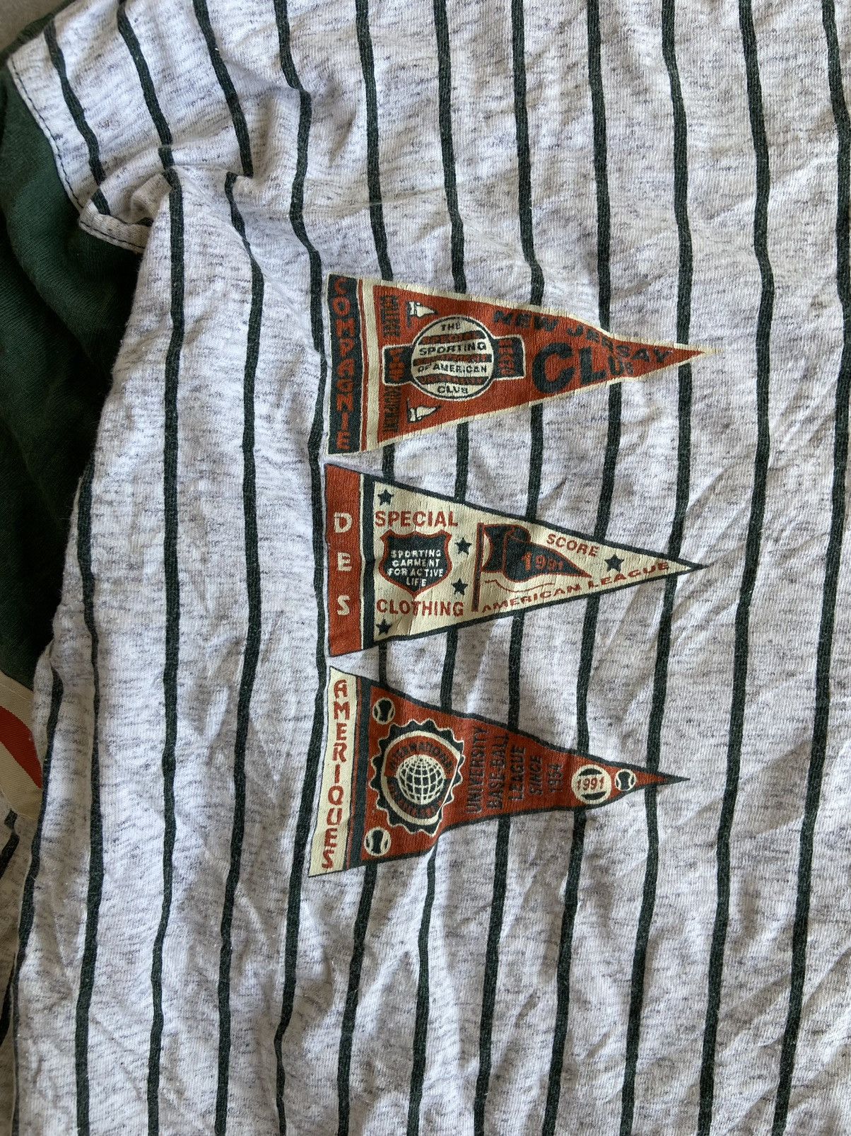 Other × Vintage Vintage Compagnie Des Ameriques 90s Rugby longsleeve Size US L / EU 52-54 / 3 - 4 Thumbnail