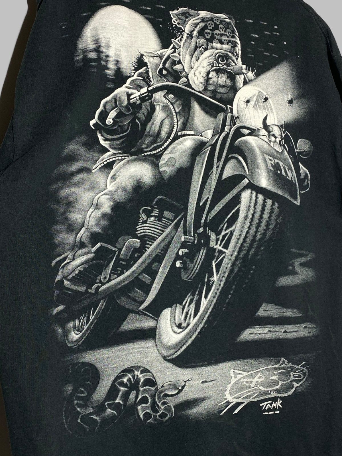 Liquid Blue Vintage 1996 Liquid Blue Cats Suck Graphic T-shirt Large Size US XL / EU 56 / 4 - 6 Thumbnail