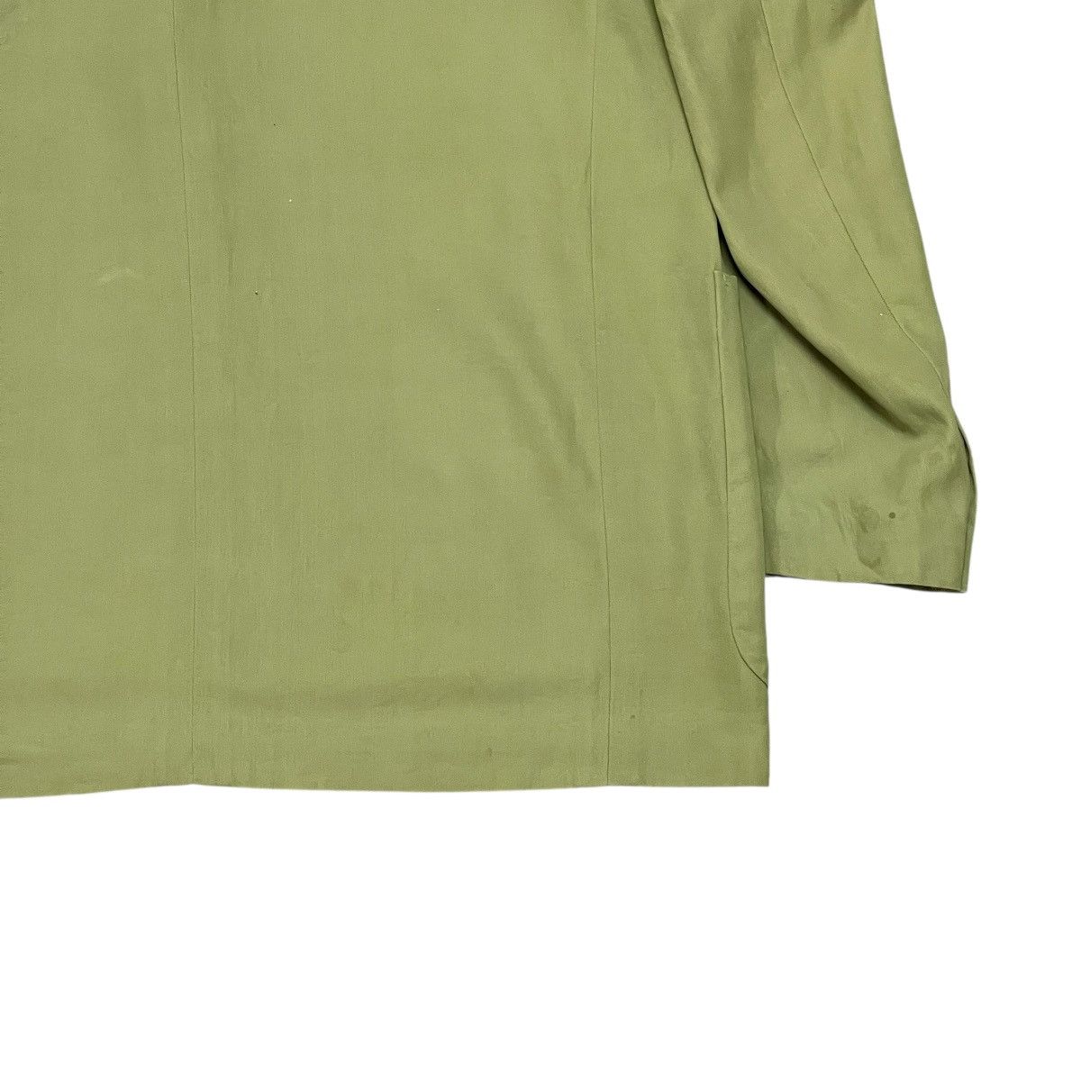 Givenchy Vintage Givenchy Stretch Cotton Silk-Blend Blazer Jacket Size US L / EU 52-54 / 3 - 12 Thumbnail