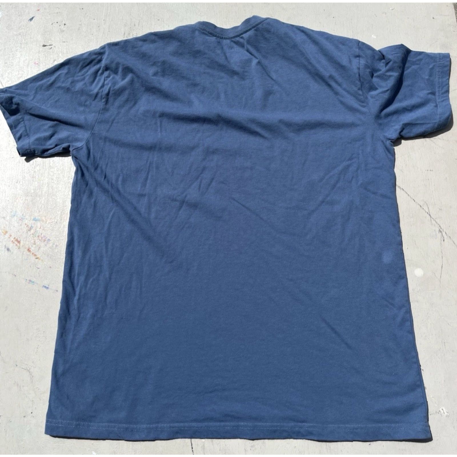 Vintage True Classic T-Shirt Blue Solid XL Men’s Heritage 50s Iconic Brando Dean Shirt, Cotton Blend, Short Sleeve, Regular Fit, Logo Size US XL / EU 56 / 4 - 6 Thumbnail
