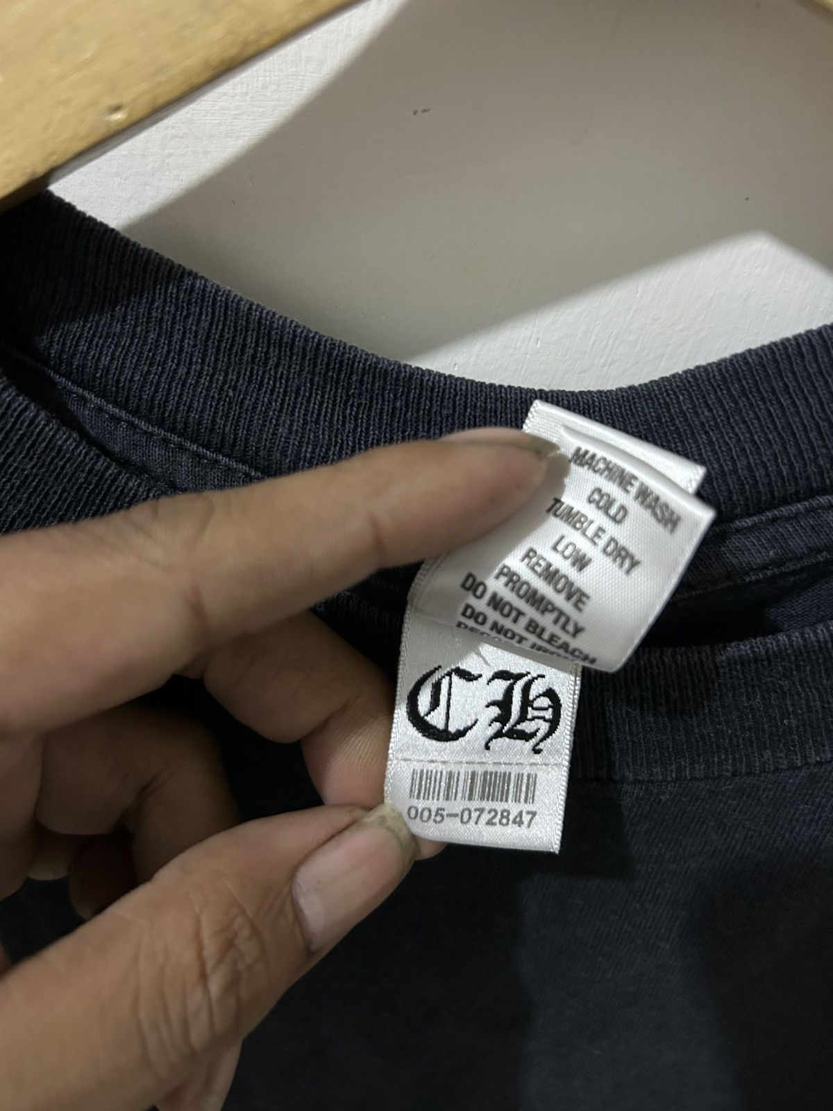 Chrome Hearts Chrome Hearts Tonal Plus Hollywood Logo Tshirt Black Size US M / EU 48-50 / 2 - 17 Thumbnail