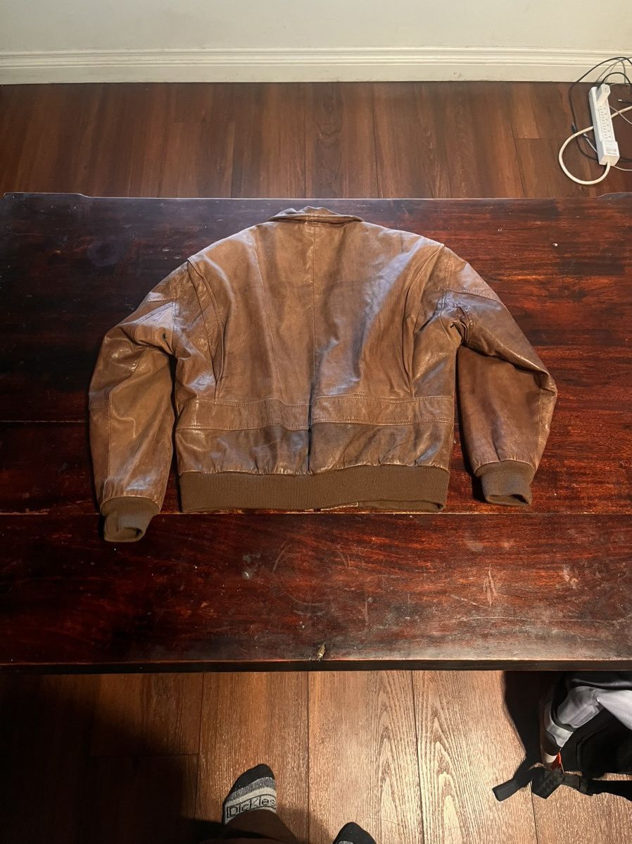 Other Avanti brown leather jacket Size US M / EU 48-50 / 2 - 2 Thumbnail