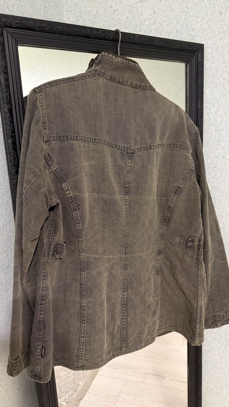Barbour Barbour Natural Weathered Cotton Jacket Women's Size L / US 10 / IT 46 - 6 Thumbnail