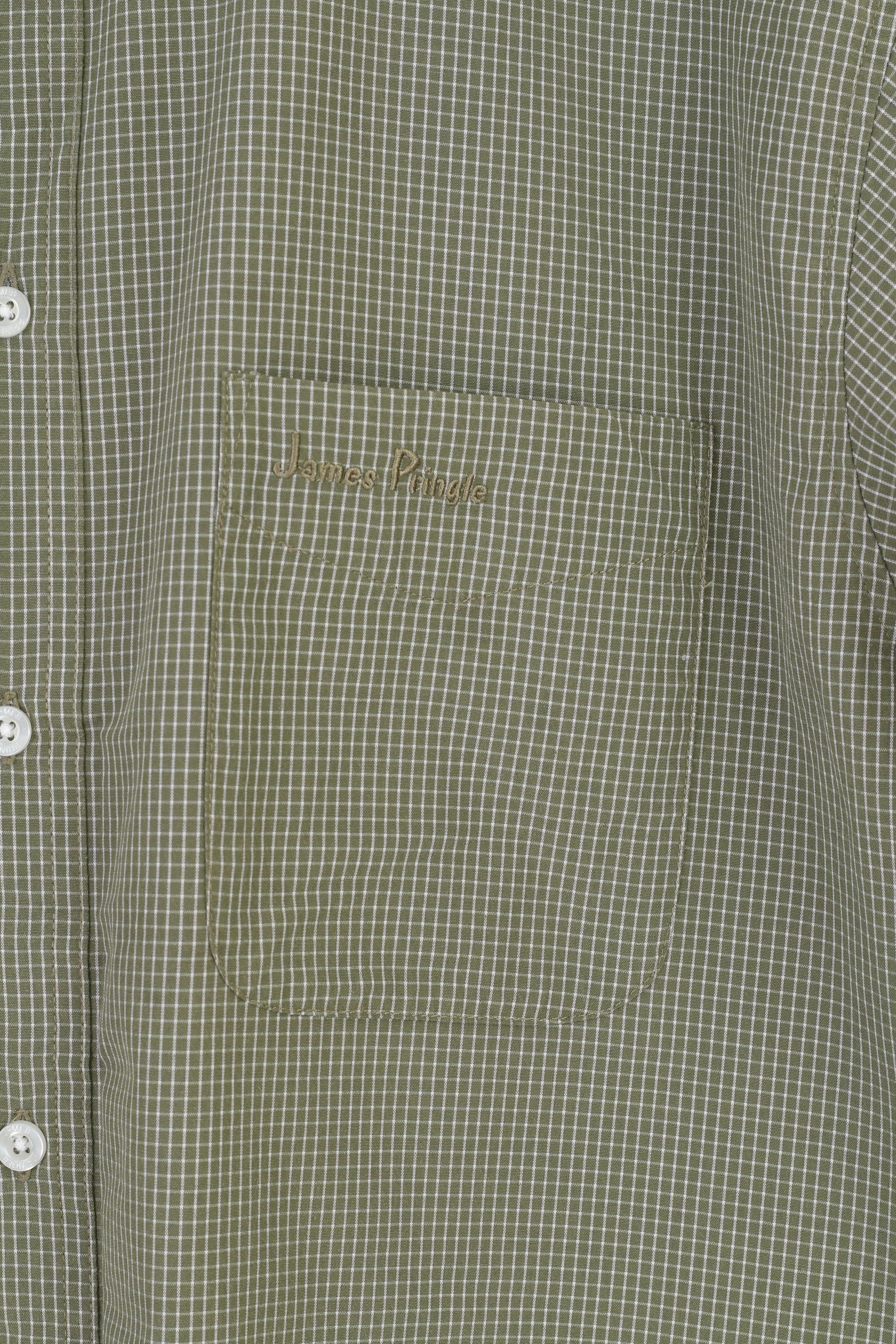 Vintage James Pringle Men L Casual Shirt Green Checkered 11094 Size US L / EU 52-54 / 3 - 4 Thumbnail