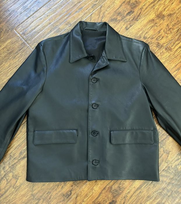 Second/Layer Second/Layer Black Mad Dog Leather Jacket Grailed