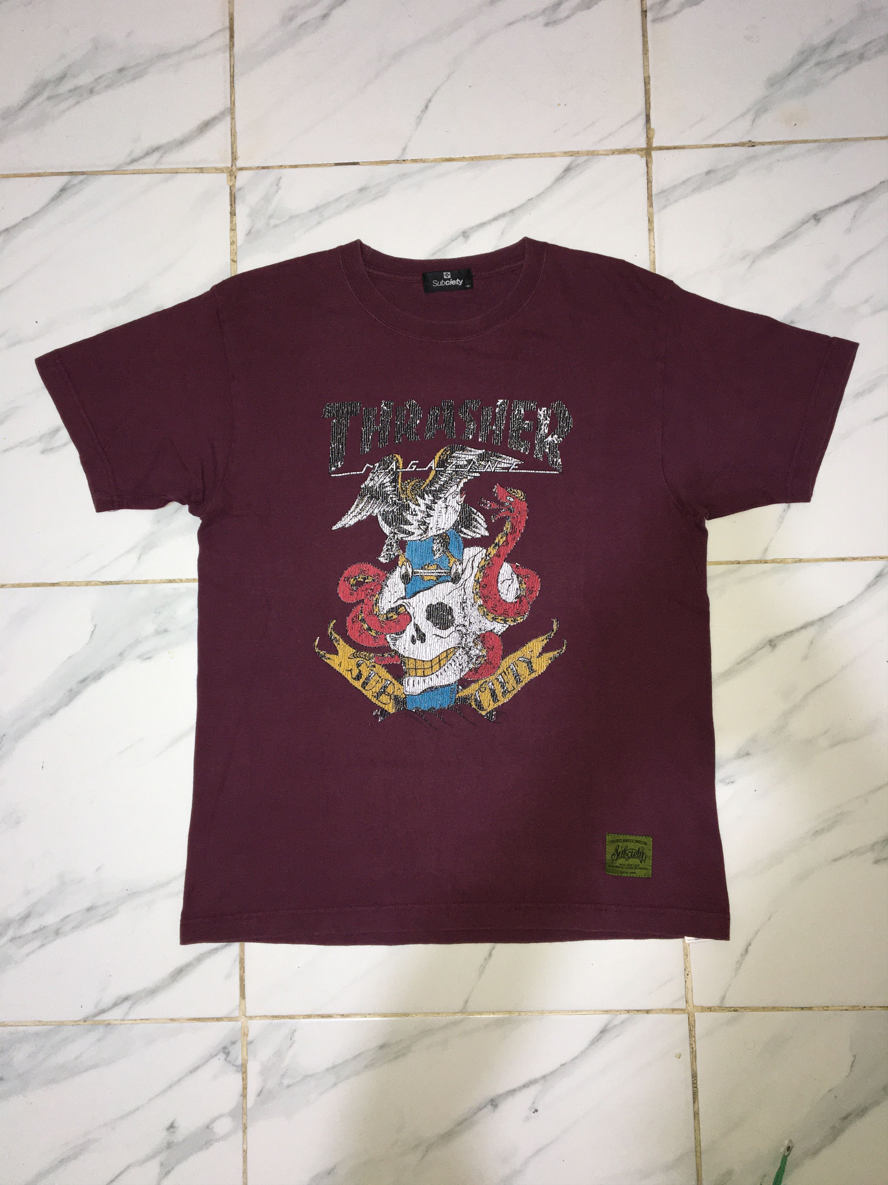 Thrasher Thrasher x Subciety Tshirt Size US M / EU 48-50 / 2 - 1 Thumbnail
