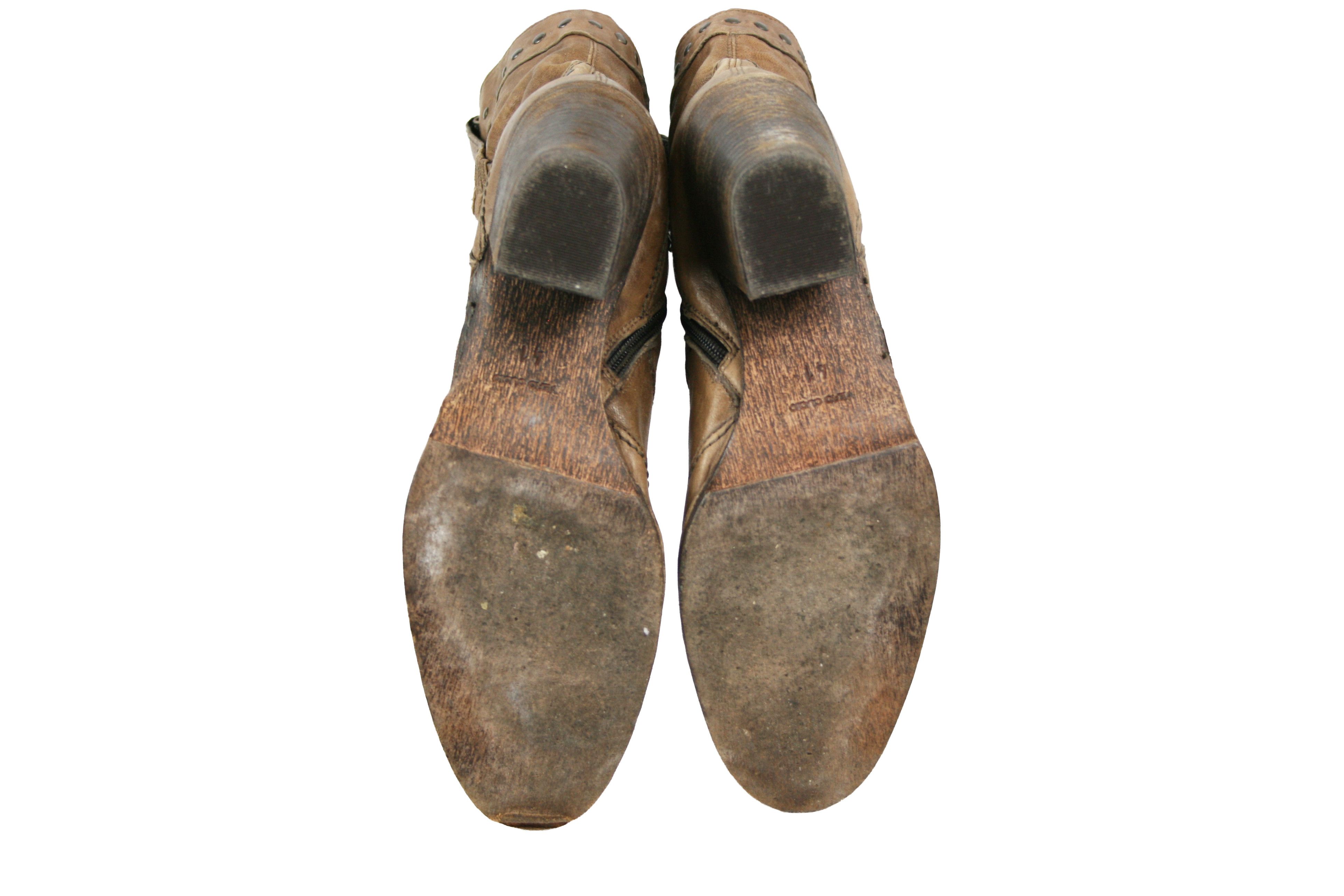 A.S.98 90S Airstep Rockstuds Sheriff Cowboy Western Boots Vintage Size US 11 / IT 41 - 13 Thumbnail