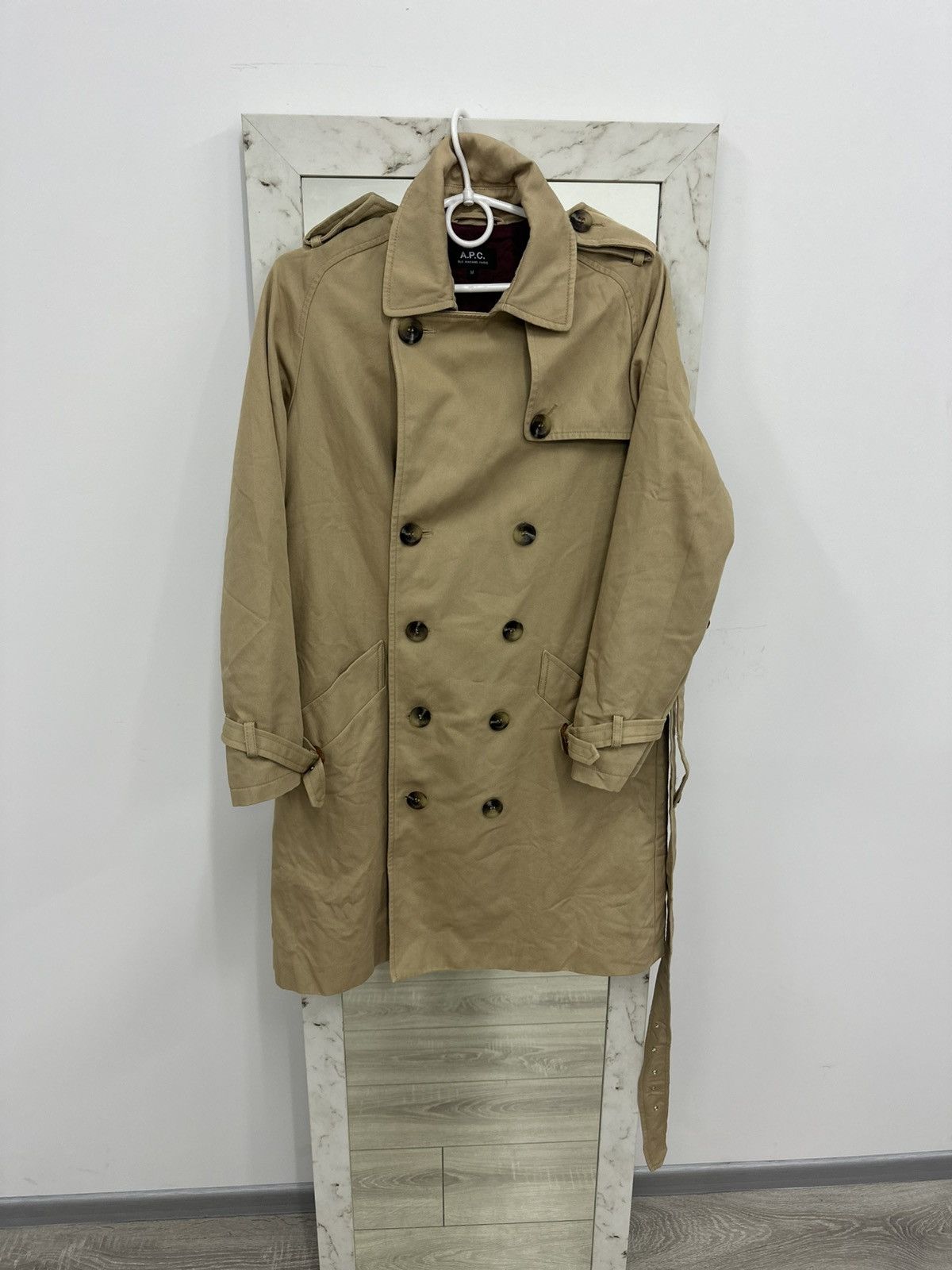 A.P.C. A.P.C Rue Madame Paris Trench Coat Jacket Size M / US 6-8 / IT 42-44 - 2 Thumbnail