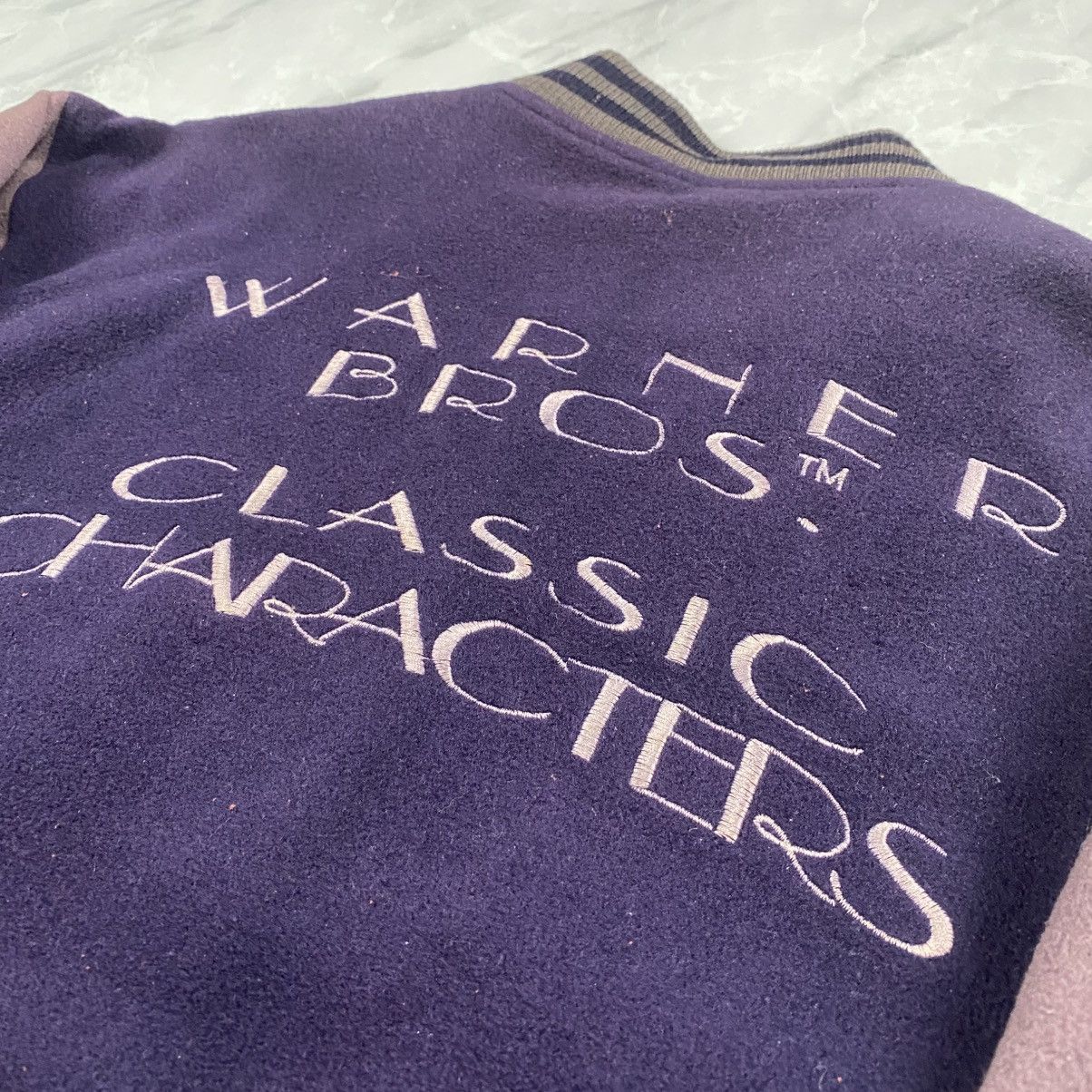 Warner Bros Vintage 90s Warner Bros Classic Characters Wool Varsity Size US M / EU 48-50 / 2 - 3 Thumbnail
