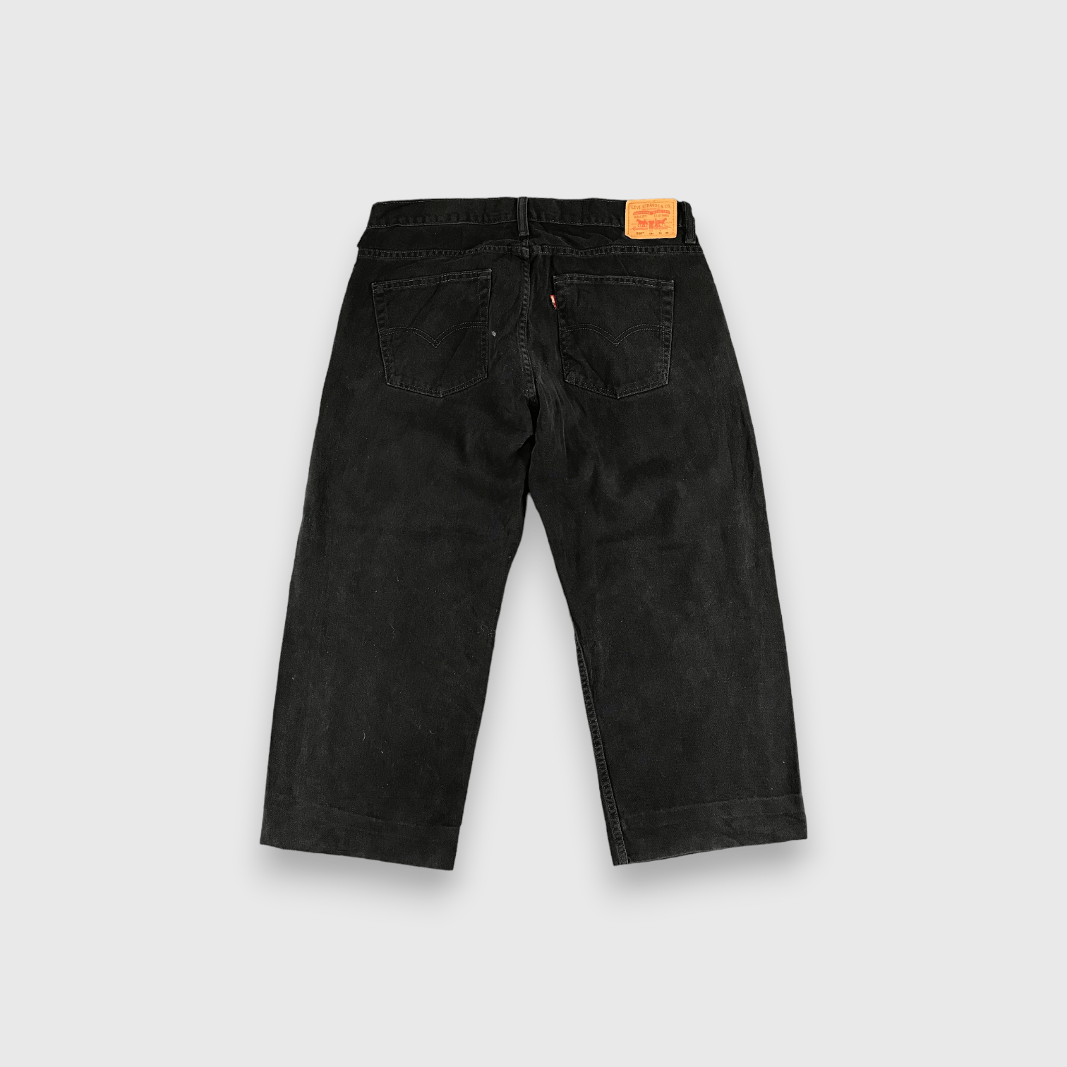 Levi's Vintage Levis 550 Jeans Levi's Black Denim -J479 Size US 37 - 2 Thumbnail
