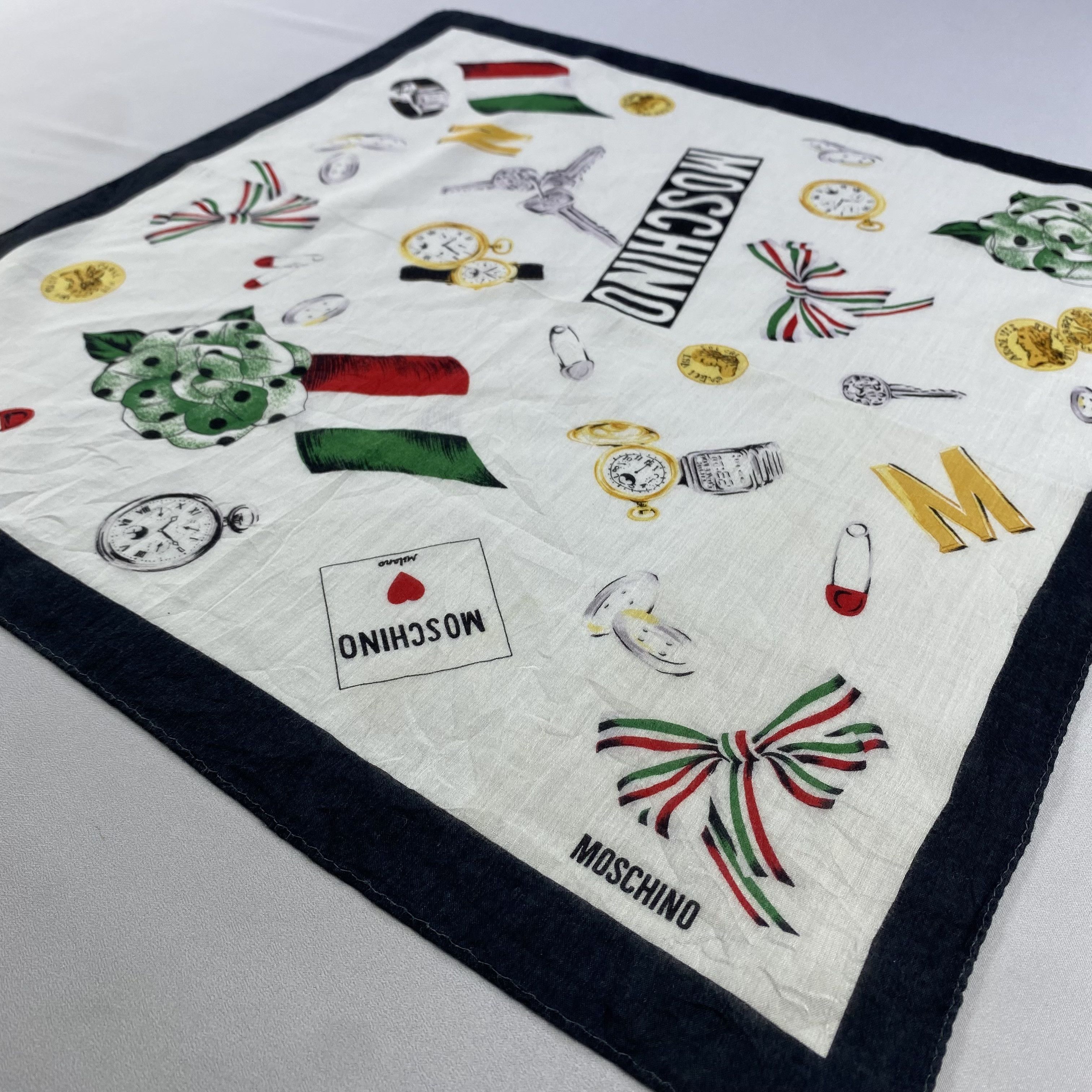 Moschino × Vintage Moschino Bandana/ Handkerchief / Neckerchief Size ONE SIZE - 4 Thumbnail