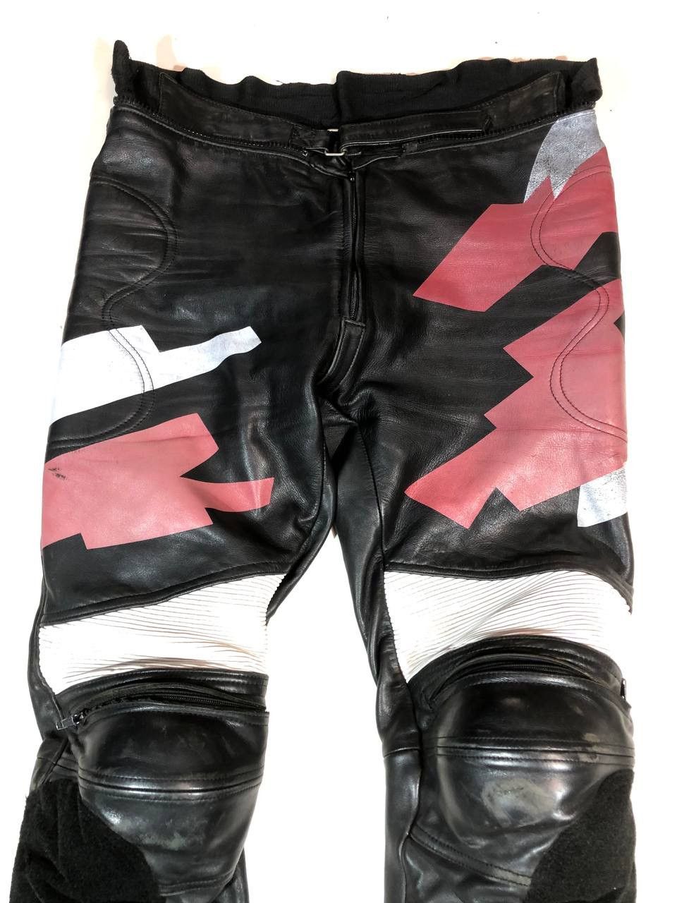 Vintage Avangarde Moto Racing Leather Pants Vintage Size US 35 - 2 Thumbnail