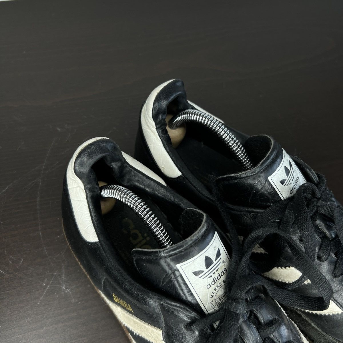 Adidas × Vintage Vintage Adidas Samba OG Black 2006 Trainers Shoes Y2K Size US 10.5 / EU 43-44 - 8 Thumbnail